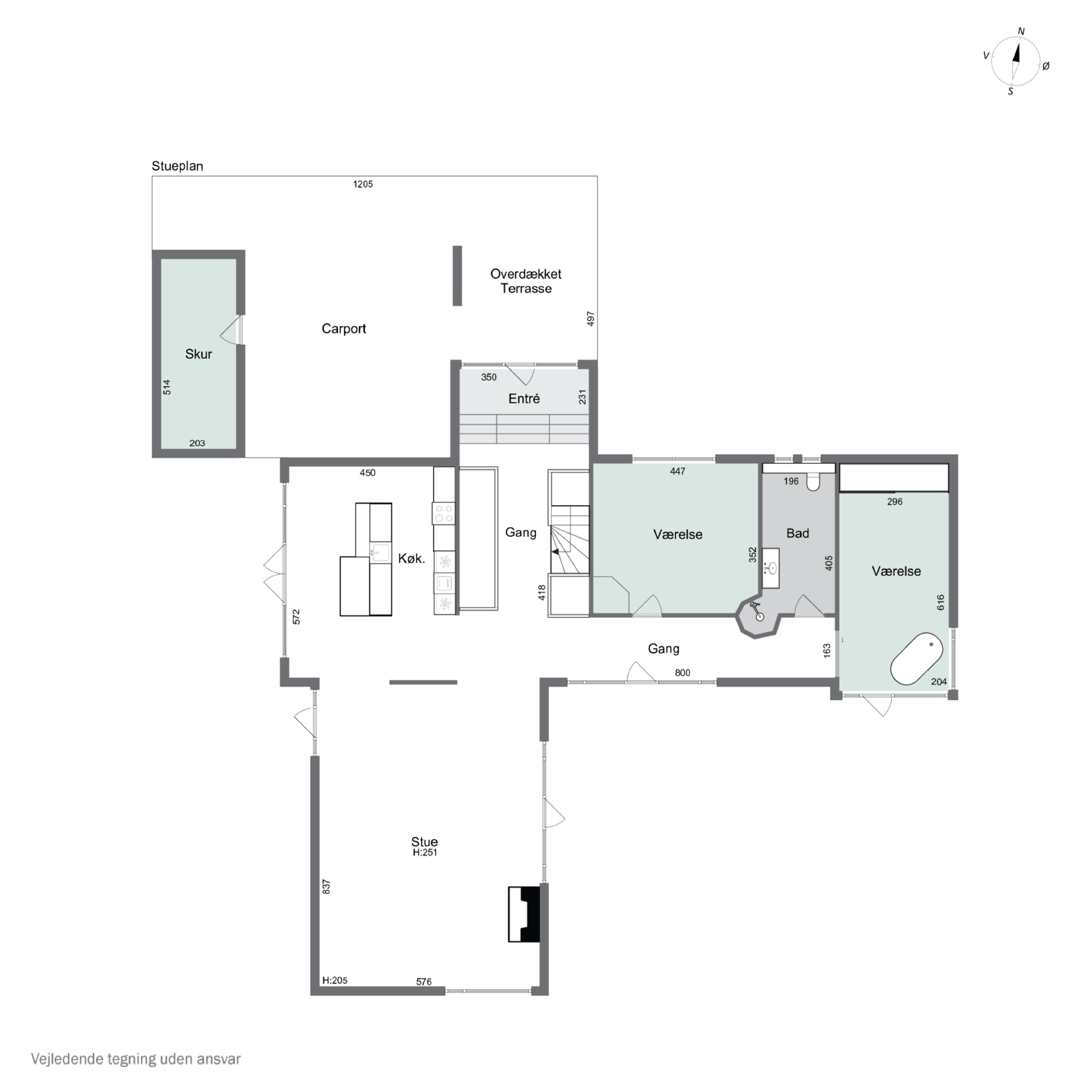 Plantegninger billede af Gyvelvænget 92, 7730 Hanstholm