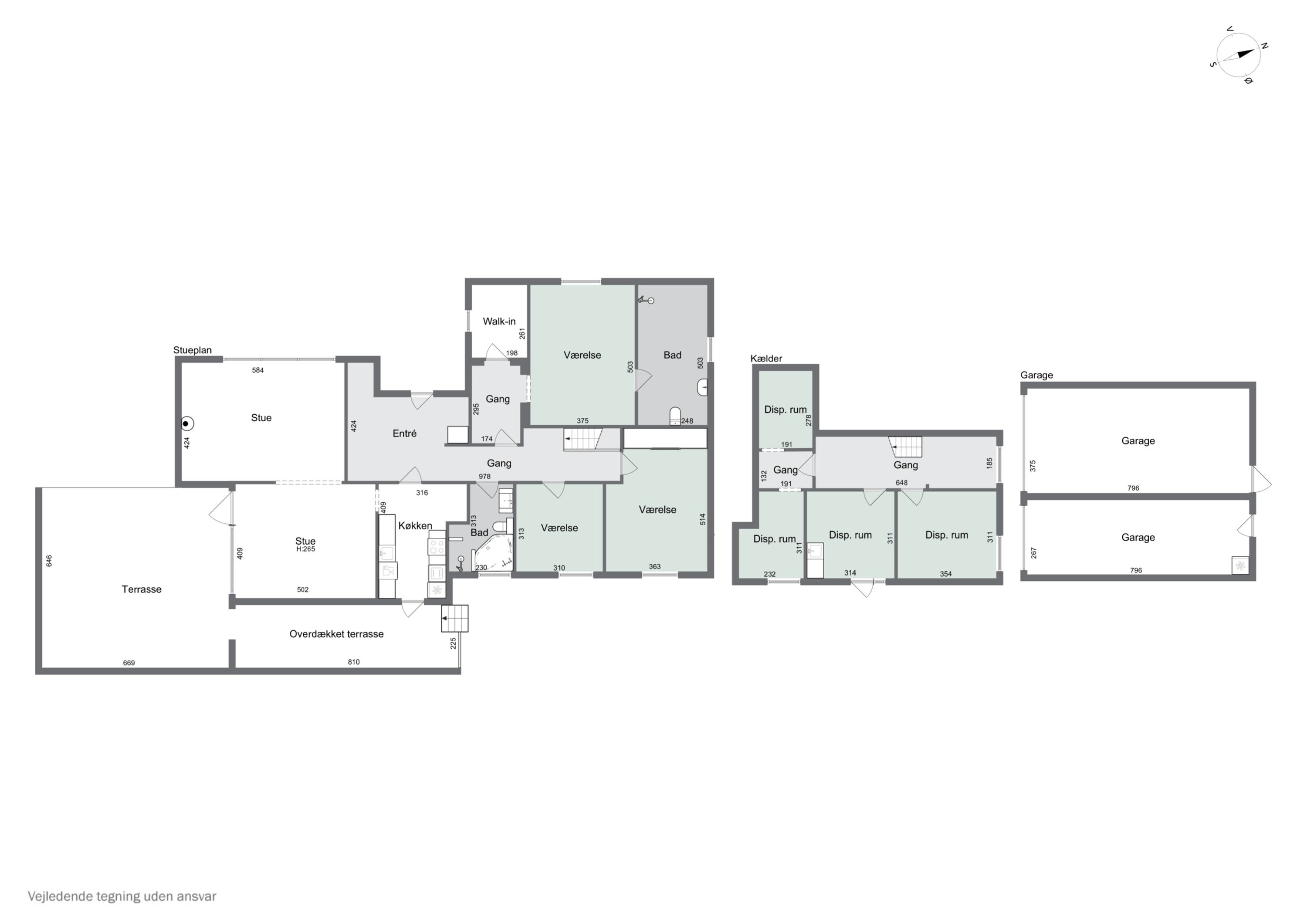 Plantegninger billede af Birkevej 1, 5400 Bogense