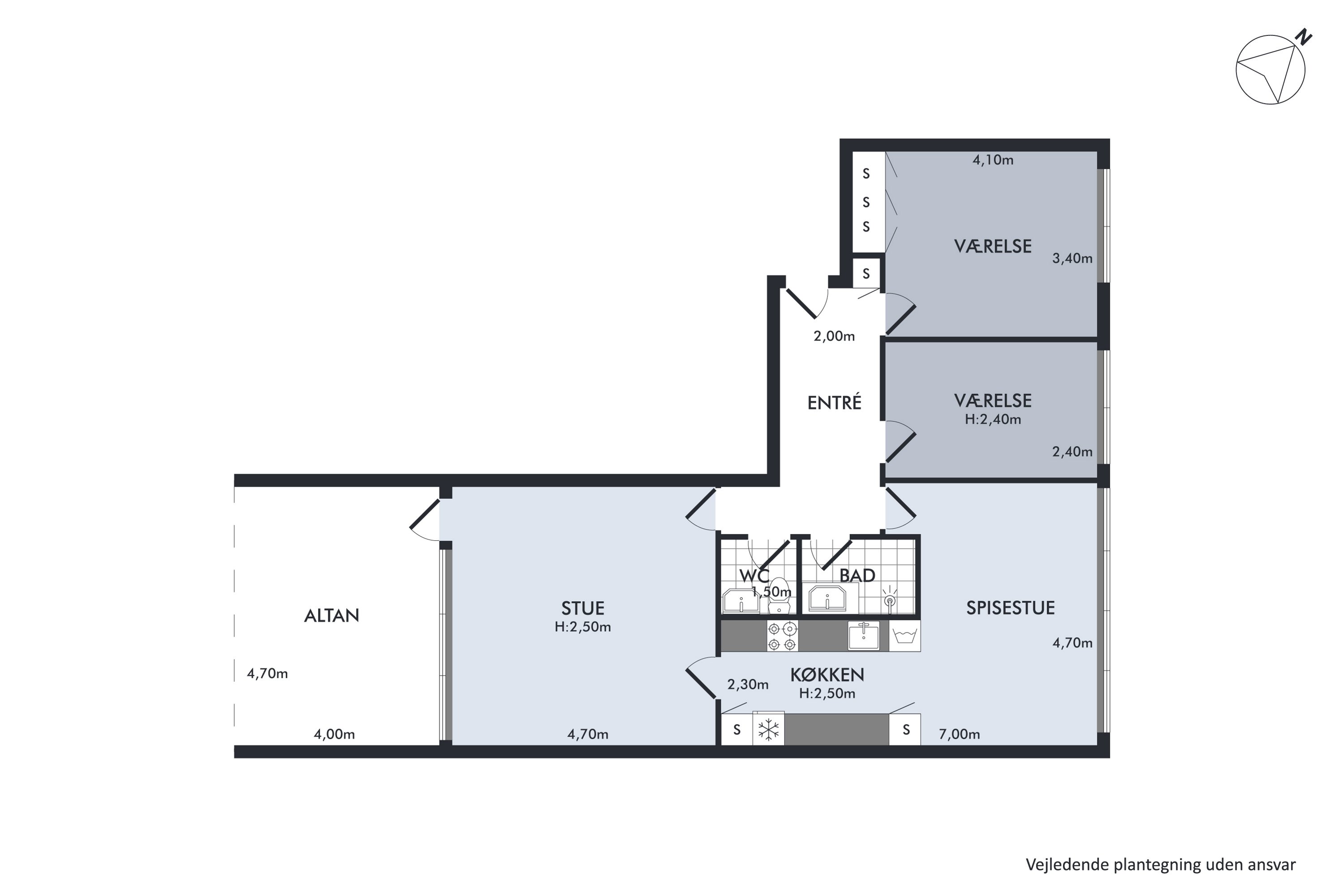 Plantegninger billede af Spaden A 3, 3. 3., Høje Taastrup, 2630 Taastrup