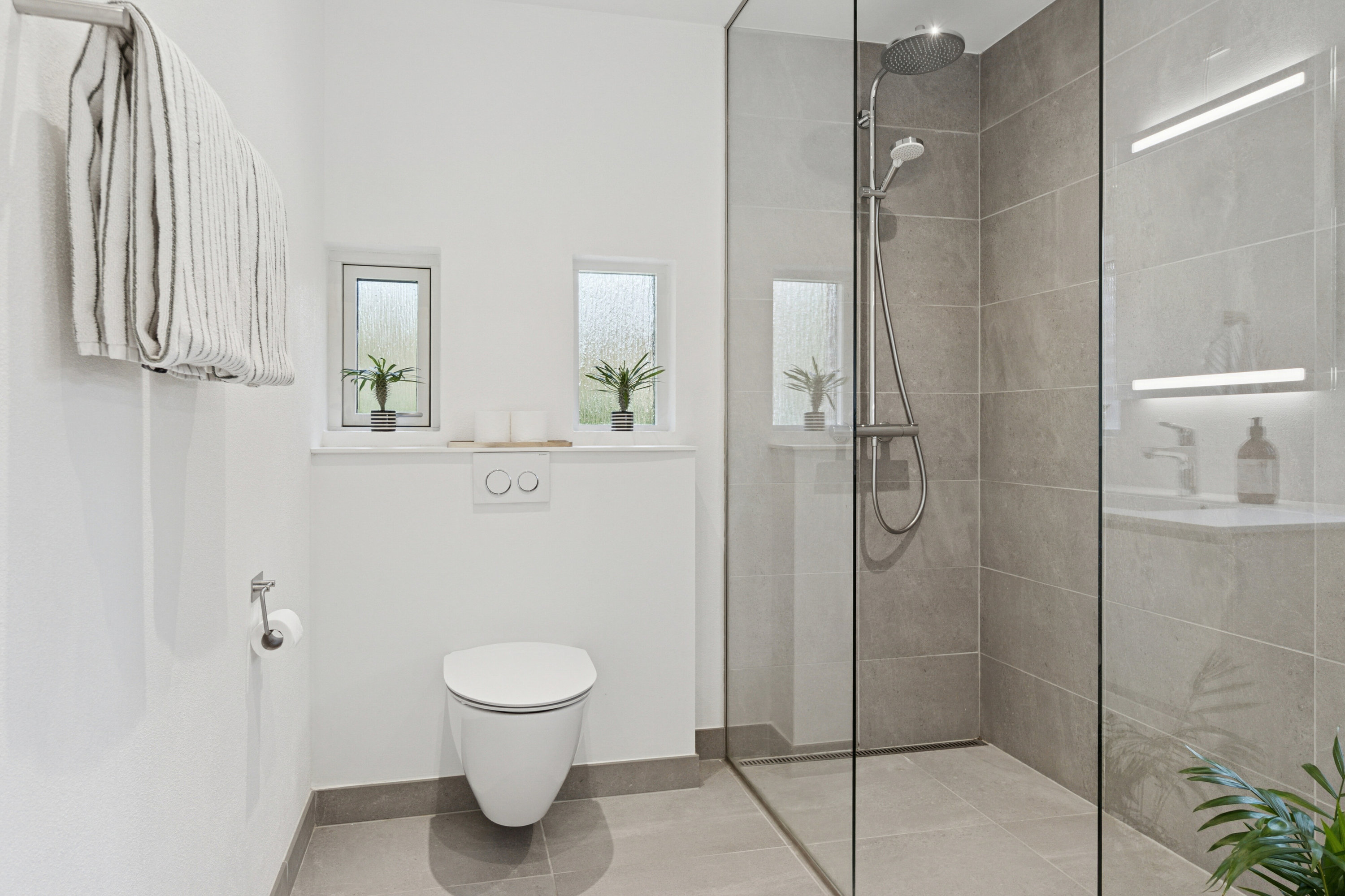 Fremhævet badeværelse billede i fuldskærmstilstand. Billede af Teglværksvej 22, 4200 Slagelse