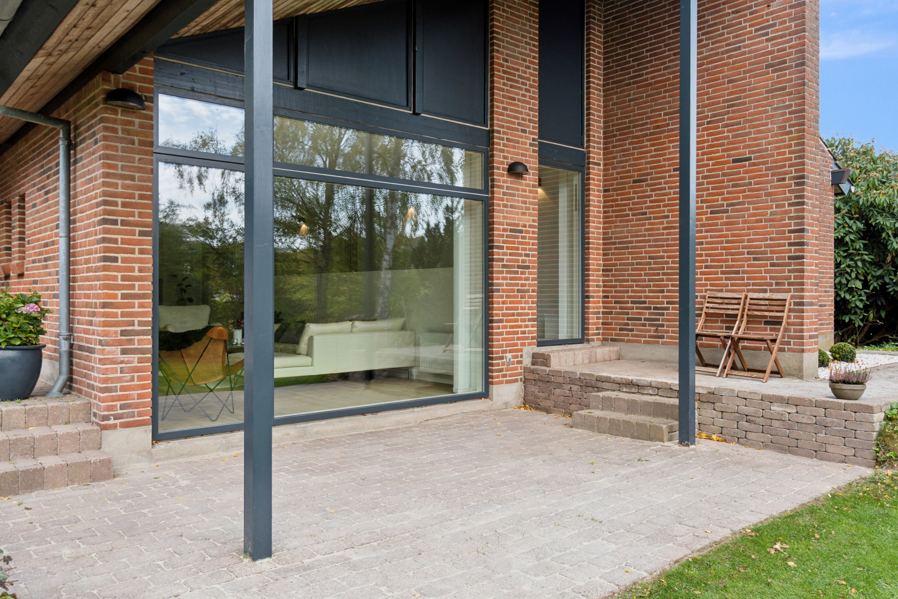 Fremhævet set fra haven billede i fuldskærmstilstand. Billede af Teglværksvej 22, 4200 Slagelse