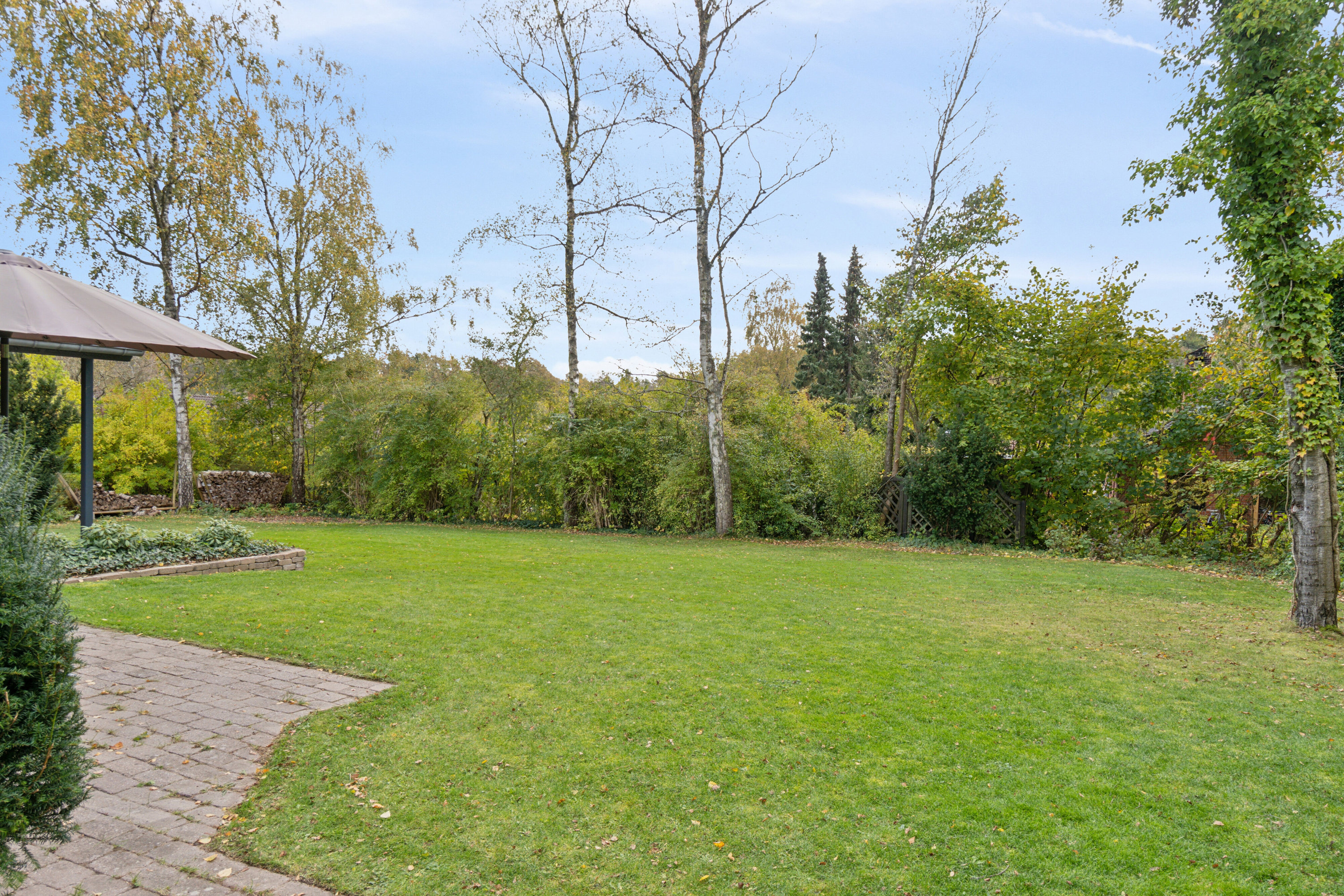 Fremhævet set fra haven billede i fuldskærmstilstand. Billede af Teglværksvej 22, 4200 Slagelse