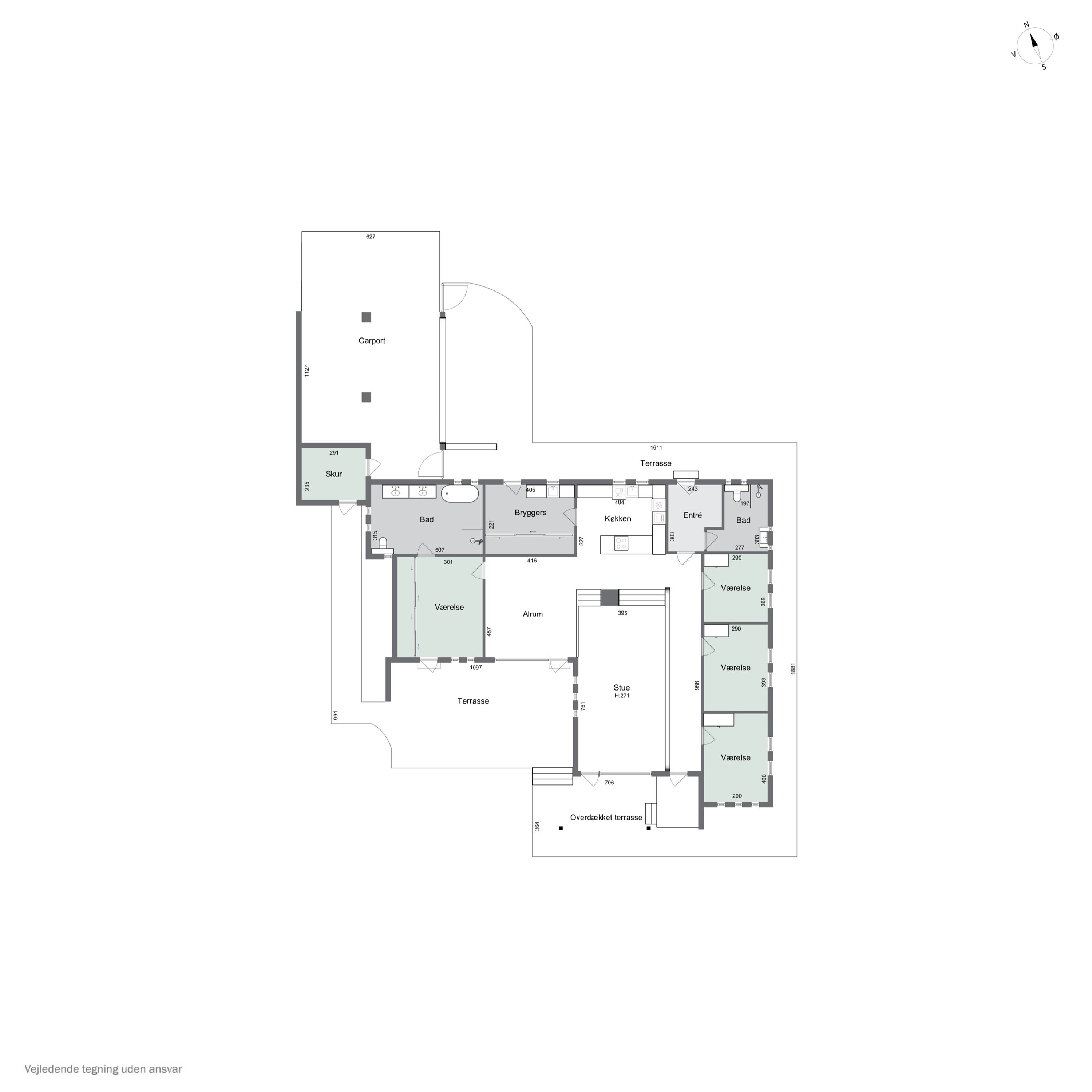 Plantegninger billede af Teglværksvej 22, 4200 Slagelse