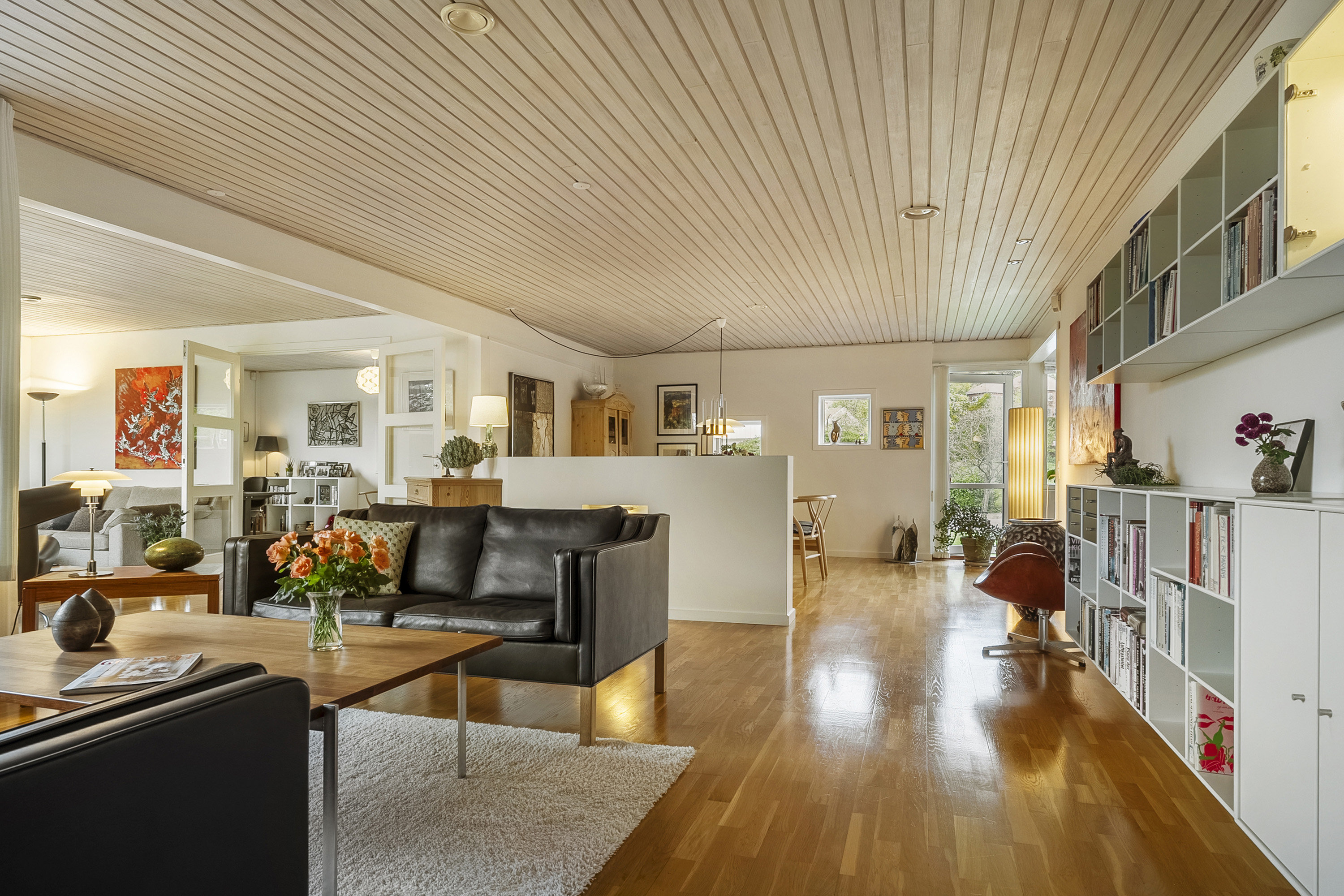 Fremhævet stue billede i fuldskærmstilstand. Billede af Lindevang 4, 6200 Aabenraa