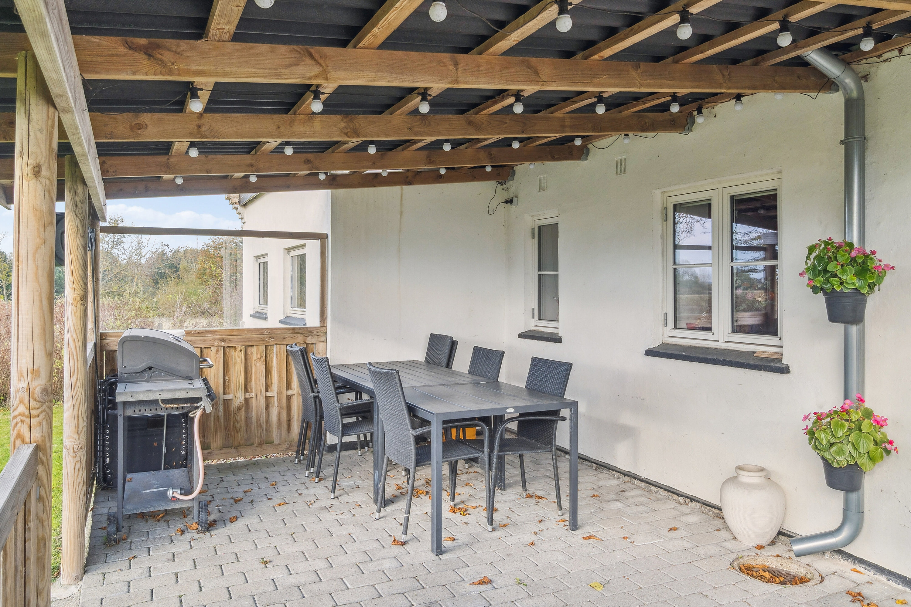 Fremhævet overdækket terrasse billede i fuldskærmstilstand. Billede af Flintemosevej 30, Bøgesø, 4700 Næstved