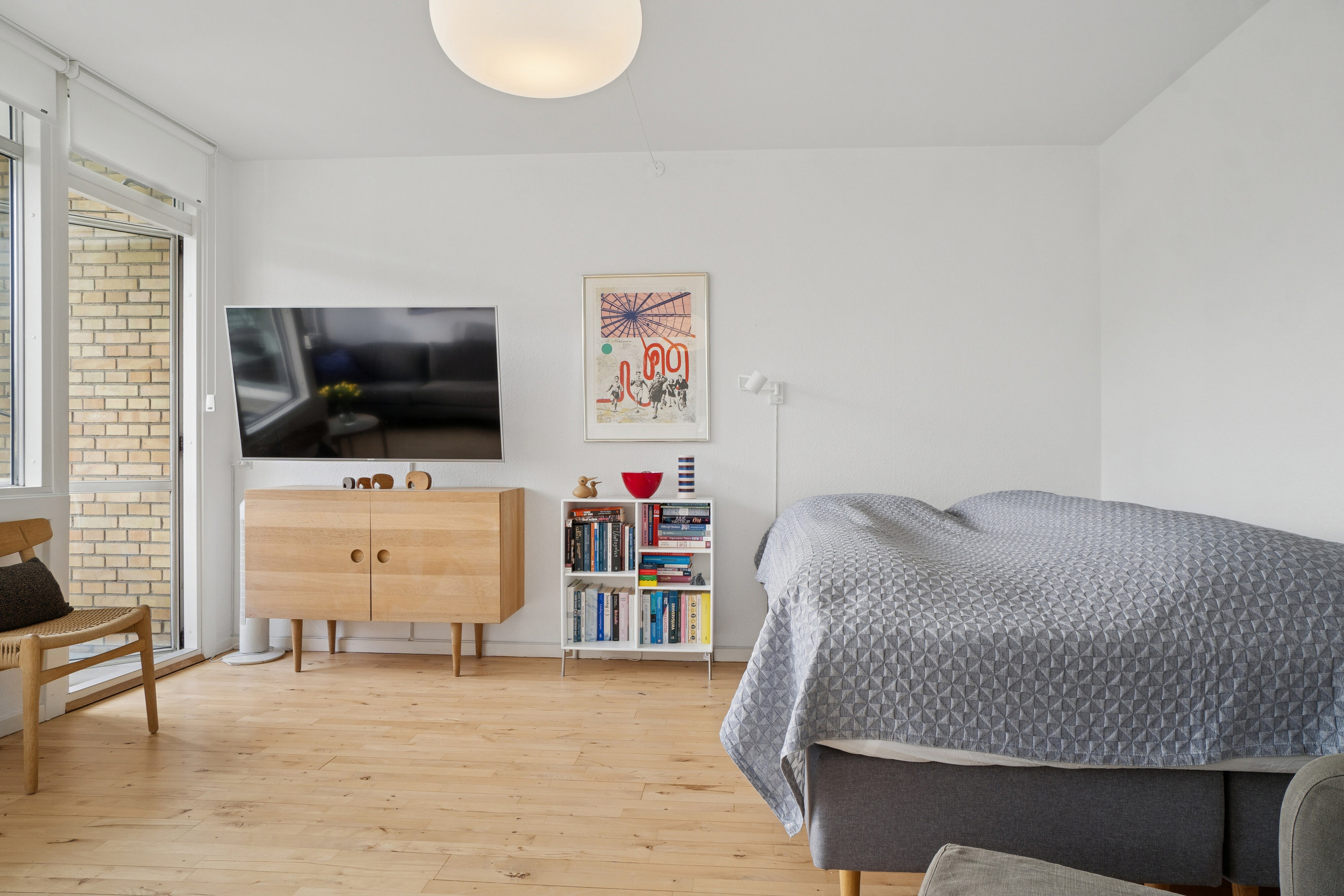 Fremhævet soveværelse billede i fuldskærmstilstand. Billede af Havnevej 34, 2. tv., 4000 Roskilde