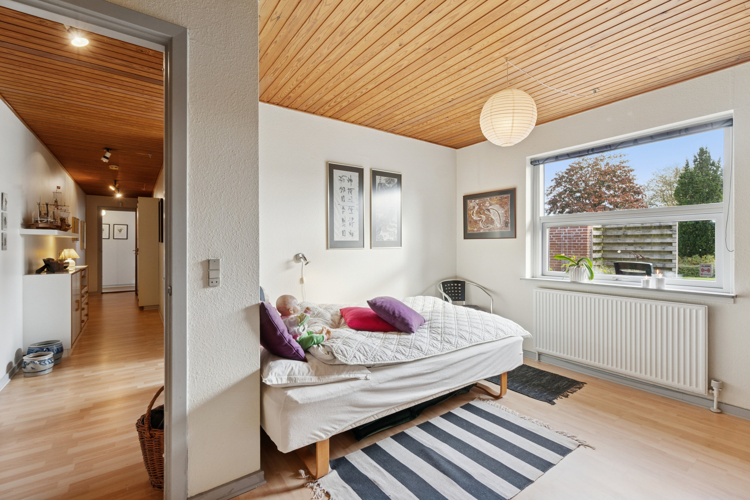 Fremhævet soveværelse billede i fuldskærmstilstand. Billede af Lærkevej 17, 7441 Bording