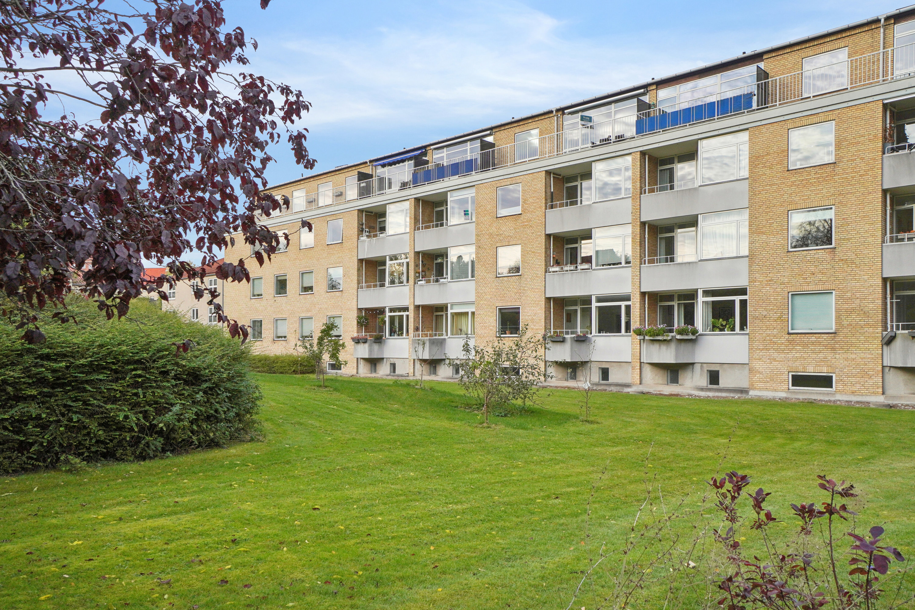 Fremhævet set fra haven billede i fuldskærmstilstand. Billede af Havnevej 34, 2. tv., 4000 Roskilde