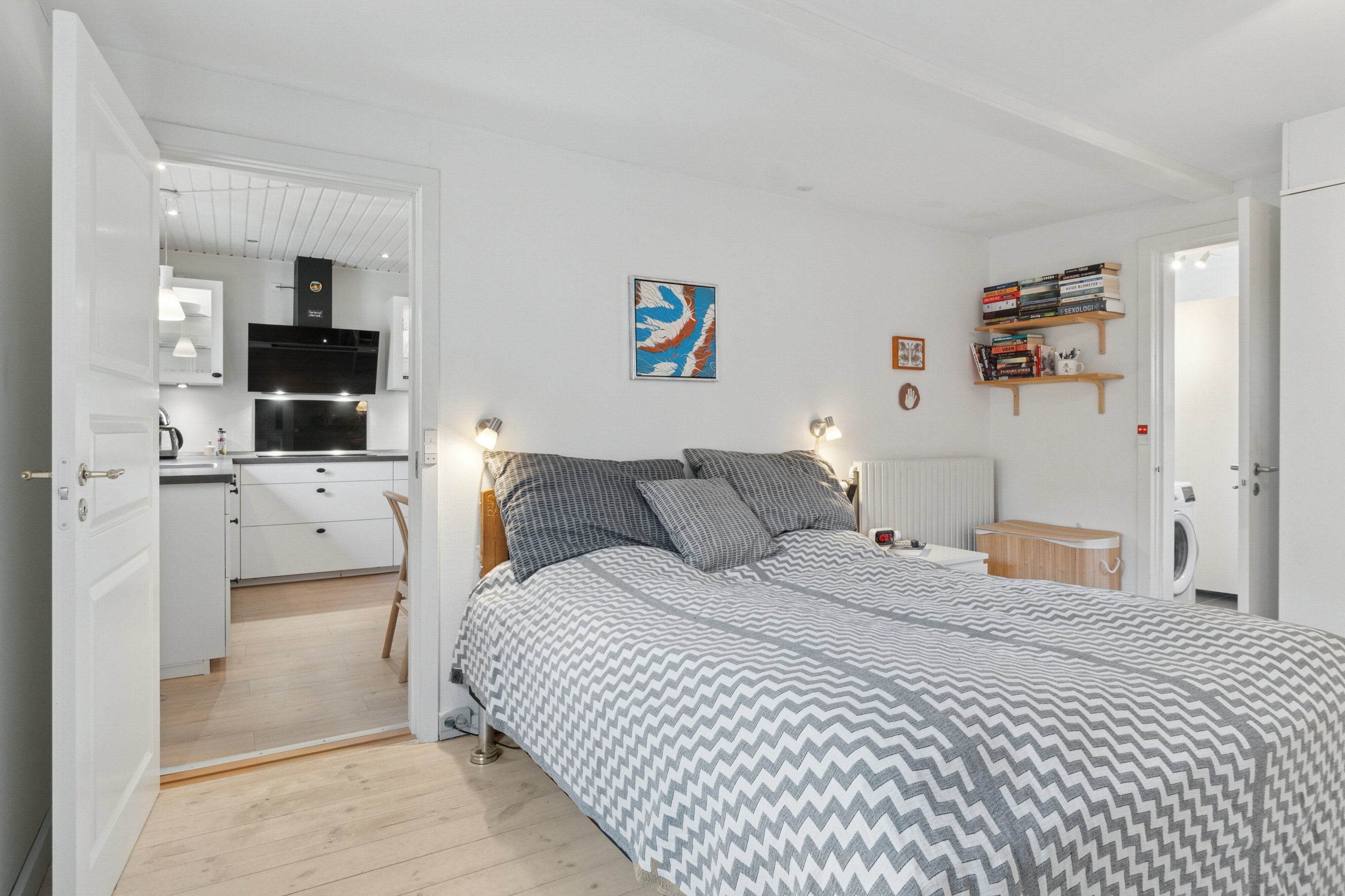 Fremhævet soveværelse billede i fuldskærmstilstand. Billede af Svinget 3, 4654 Faxe Ladeplads