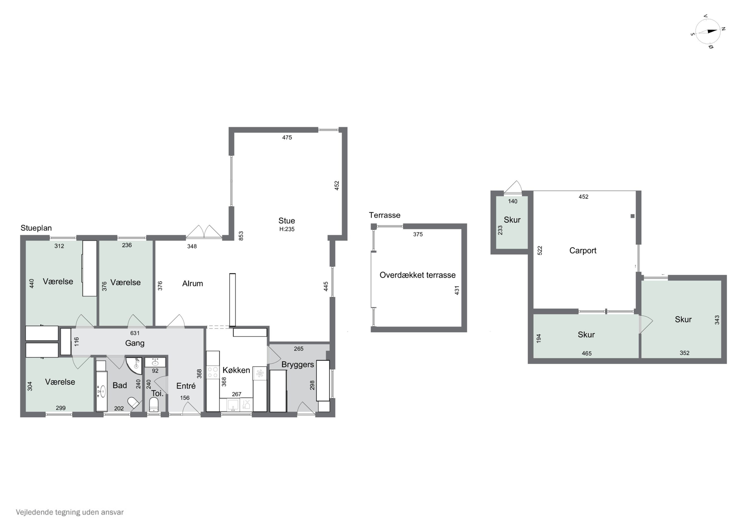 Plantegninger billede af Centrumsgaden 43, Bov, 6330 Padborg