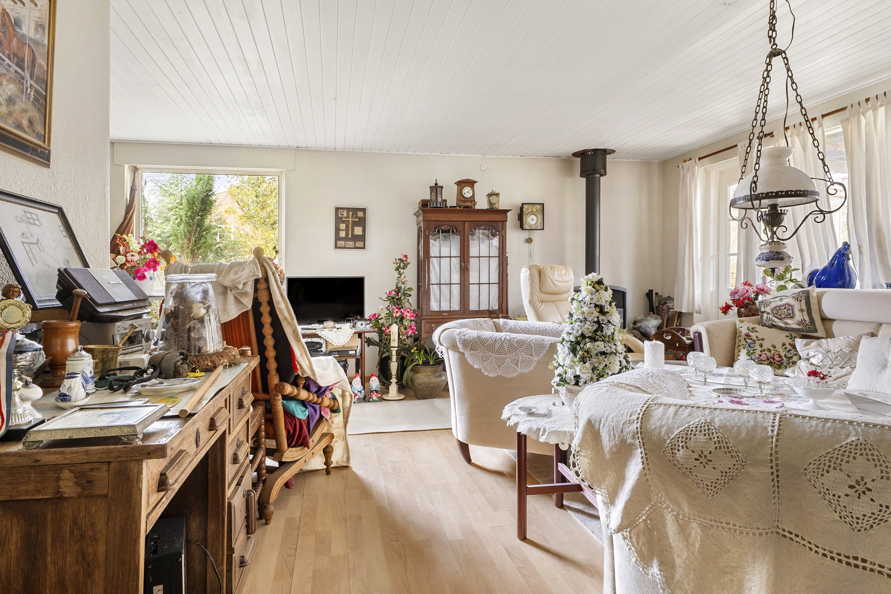 Fremhævet spisestue billede i fuldskærmstilstand. Billede af Holtevej 1A, 6630 Rødding