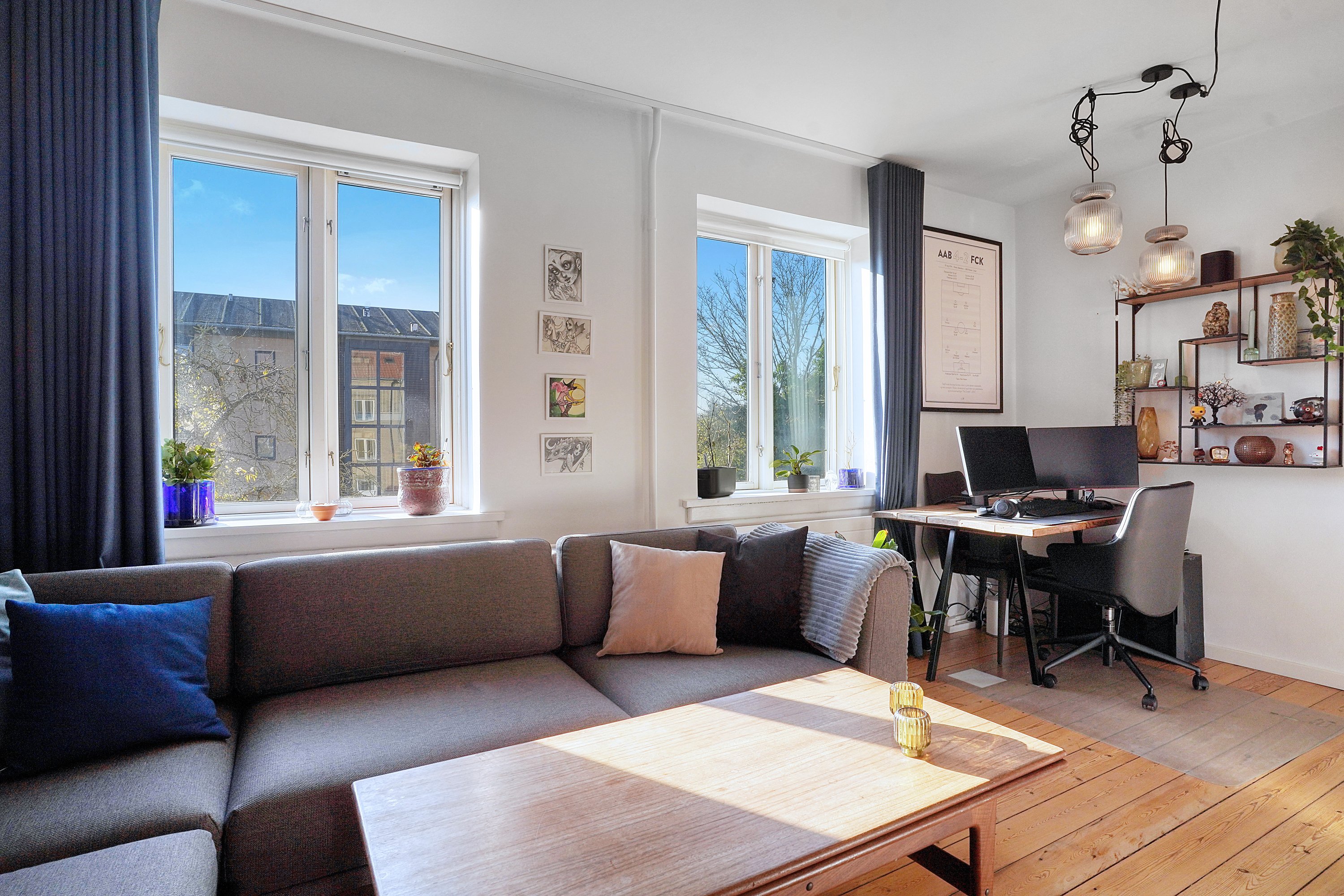 Miniaturebillede 2: stue. Billede af Kong Hans Alle 3, 1. th., 2860 Søborg