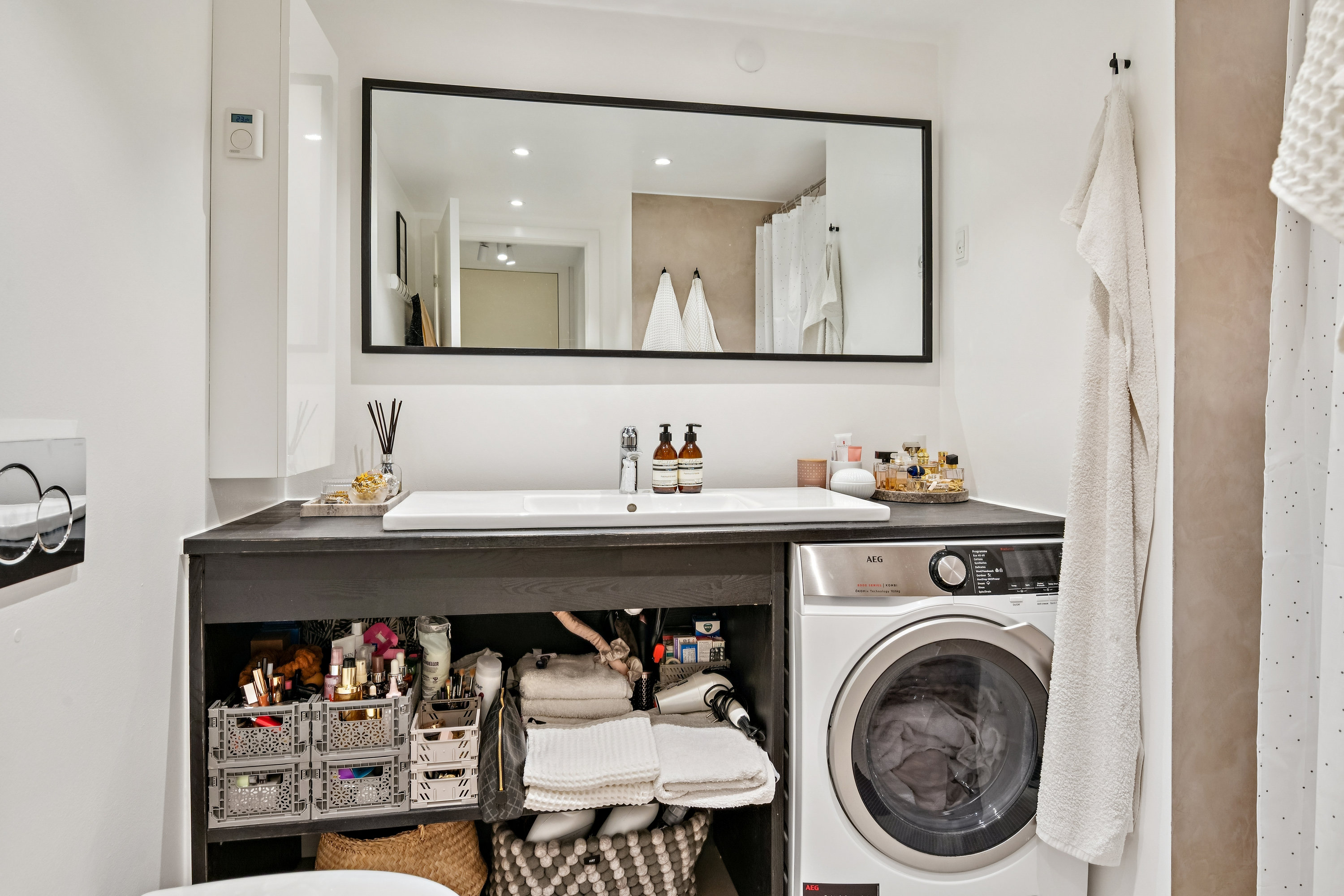 Fremhævet badeværelse billede i fuldskærmstilstand. Billede af Sølystgade 10, kld.., 8000 Aarhus C