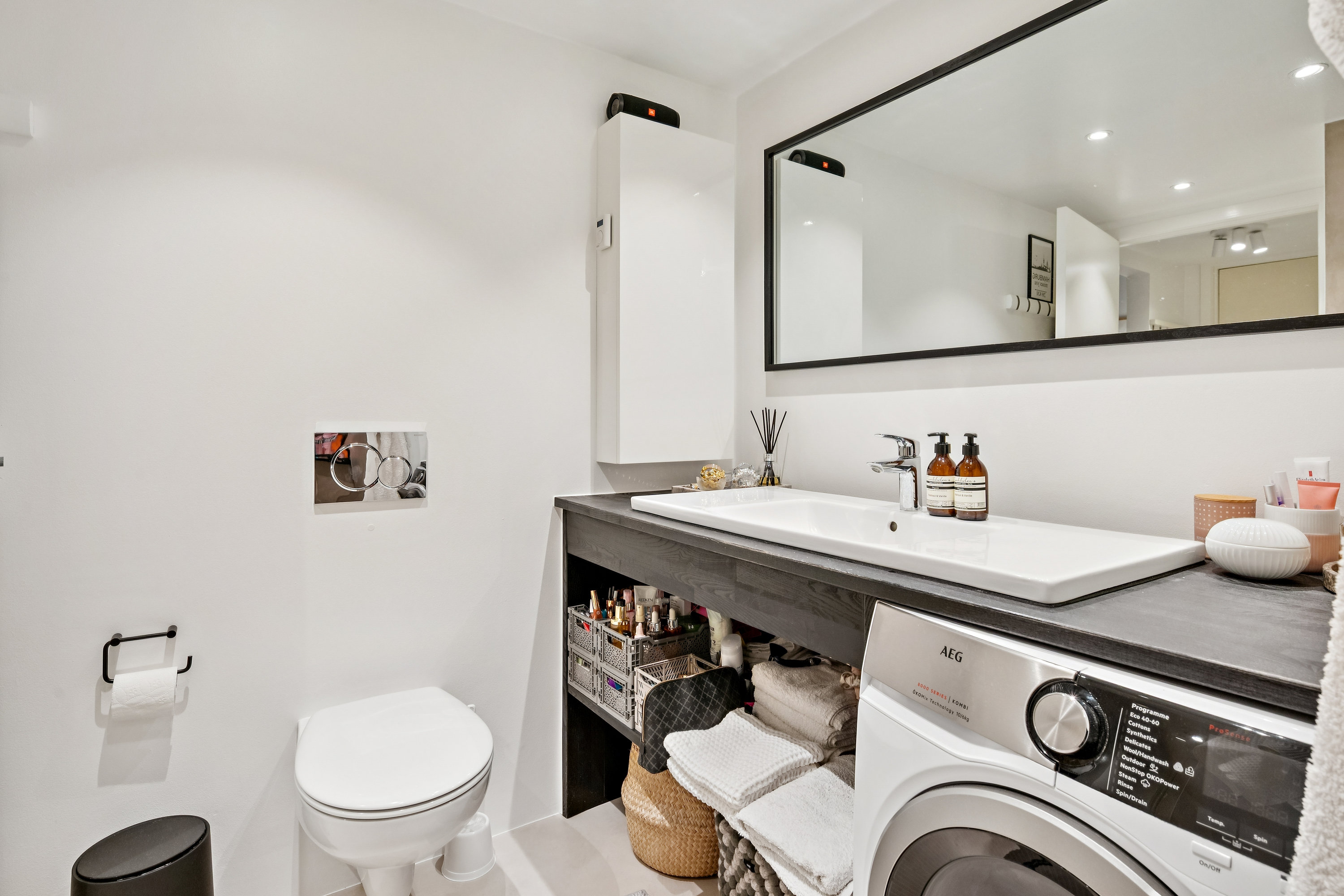 Fremhævet badeværelse billede i fuldskærmstilstand. Billede af Sølystgade 10, kld.., 8000 Aarhus C