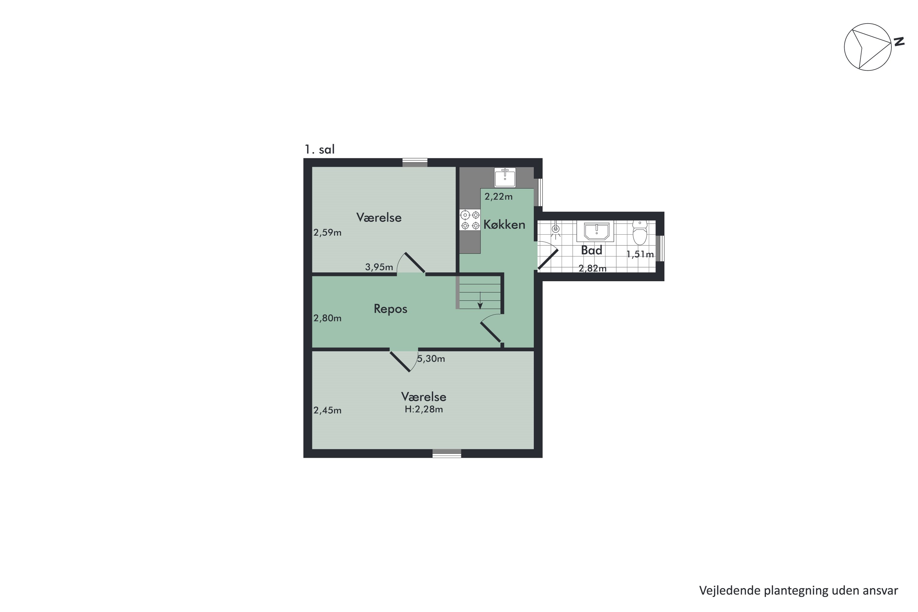 Plantegninger billede af Skovvej 17, 9500 Hobro