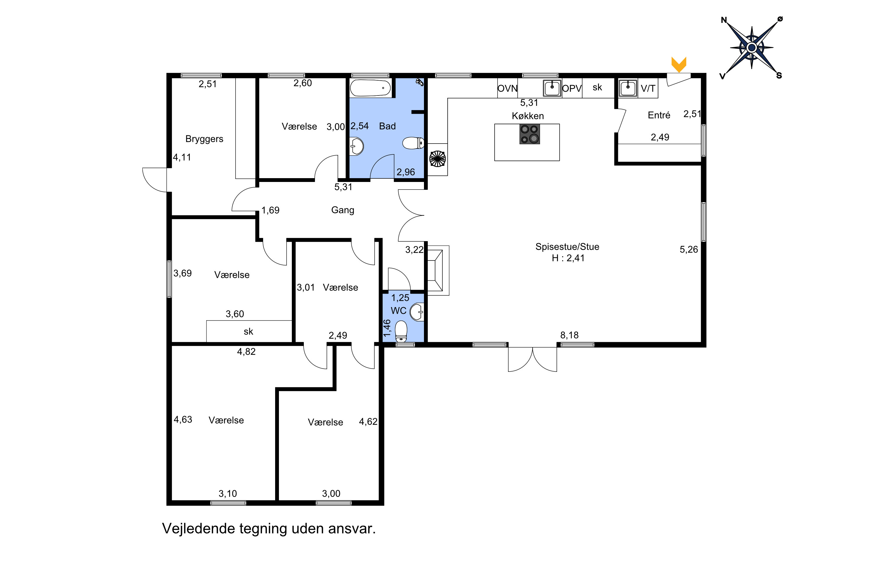 Plantegninger billede af Thyrasvej 5, 6640 Lunderskov