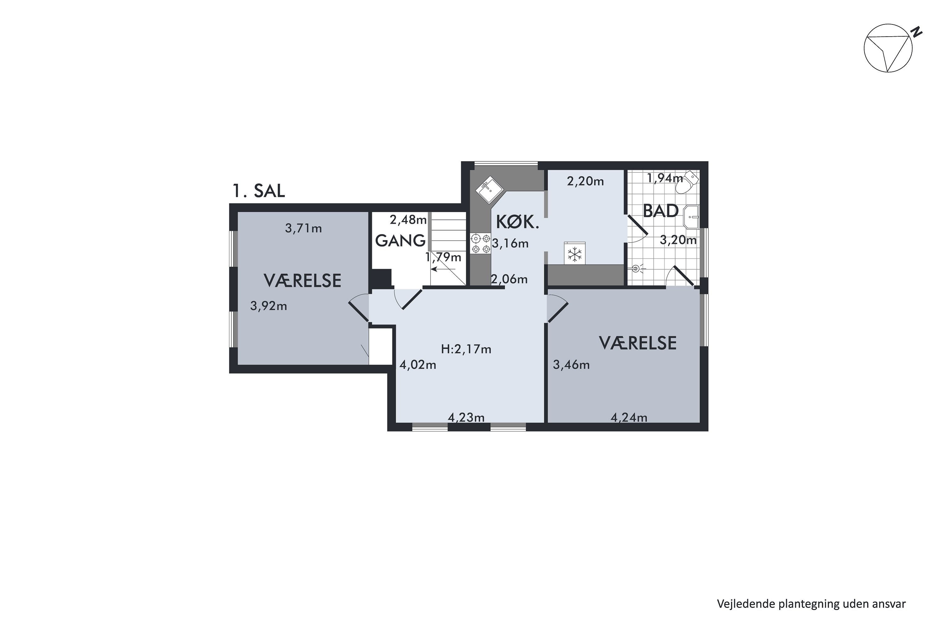 Plantegninger billede af Karlsgårdsvej 14, Øerne, 3000 Helsingør