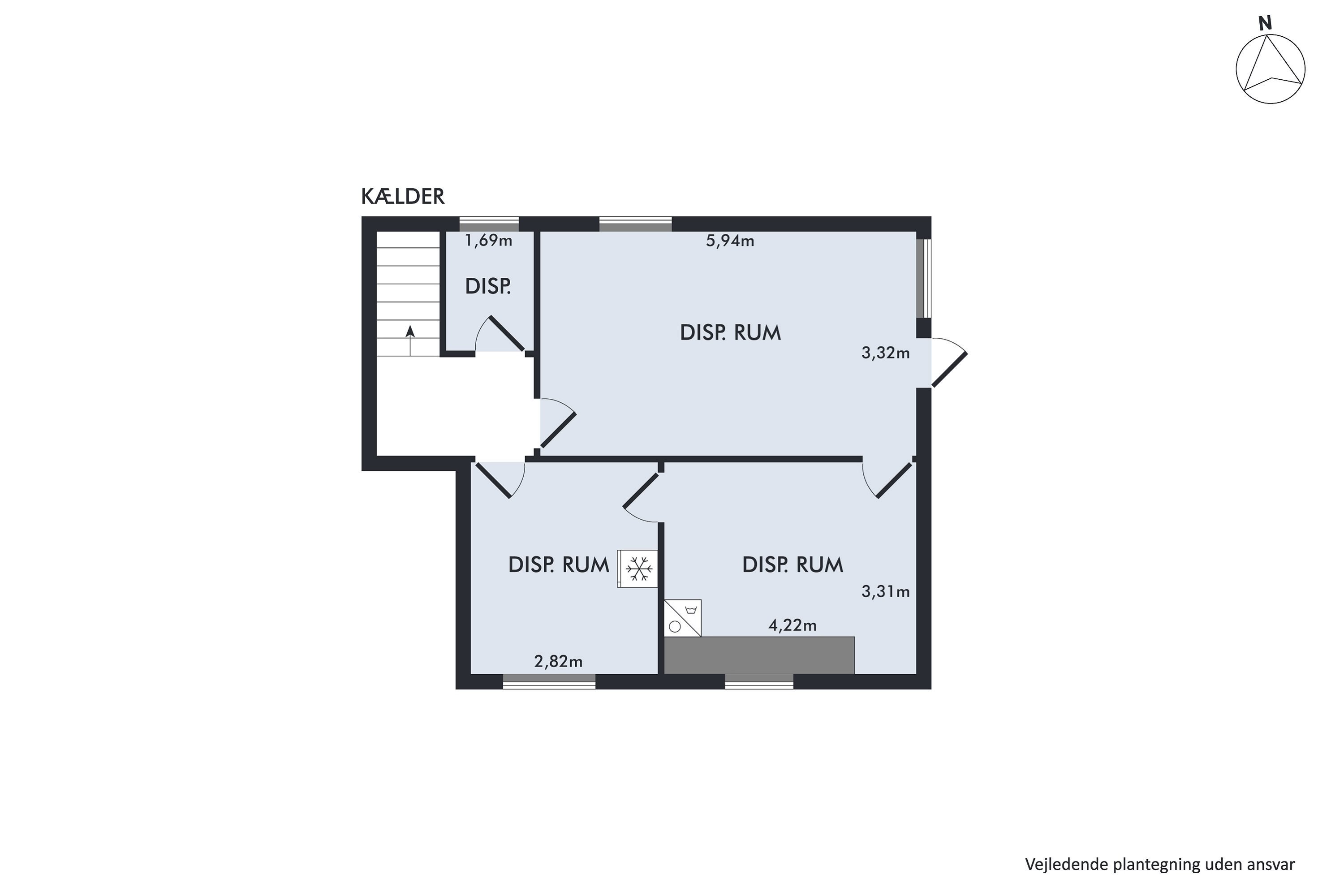 Plantegninger billede af Skolevej 3, Allested, 5672 Broby