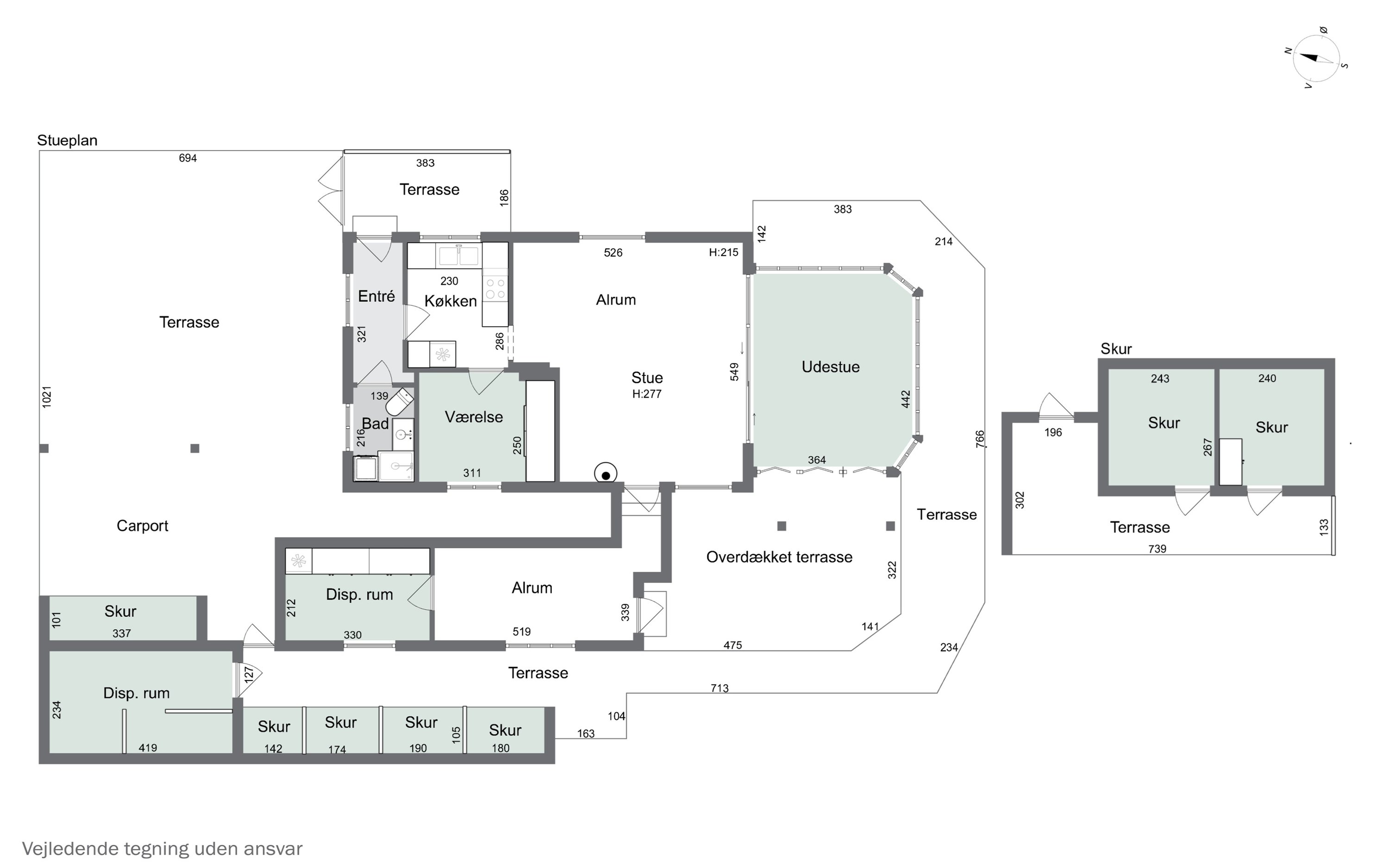 Plantegninger billede af Skovbirkvej 9, Ølsted Nordstrand, 3310 Ølsted