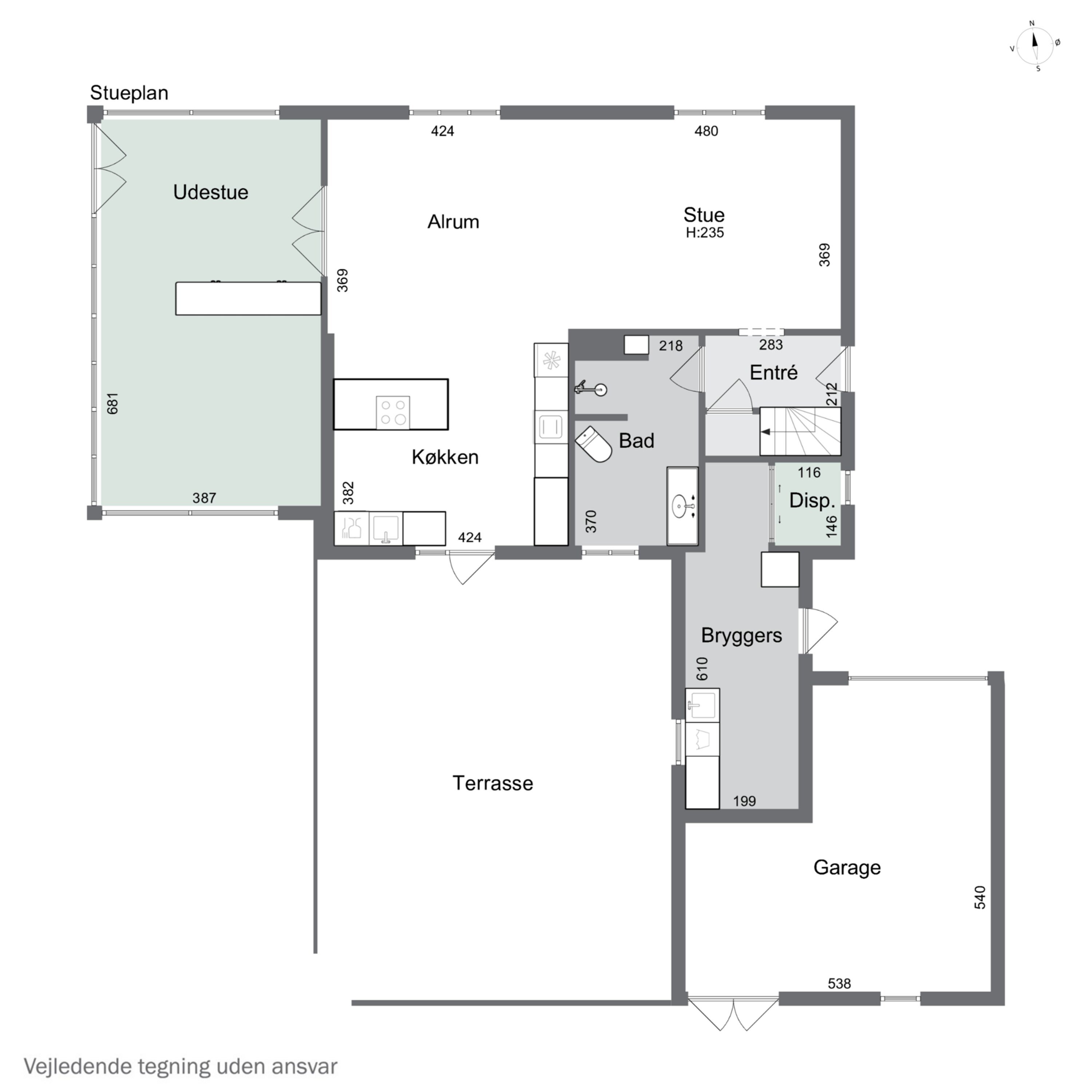 Plantegninger billede af Slagelse Landevej 120, 4241 Vemmelev