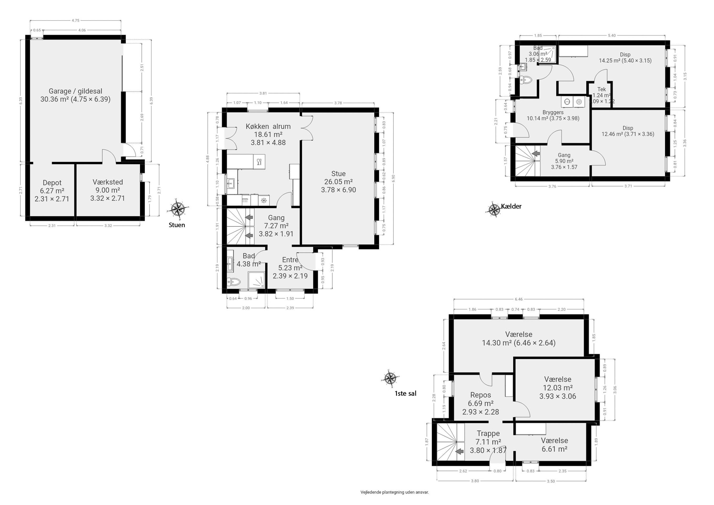 Plantegninger billede af Stadionvej 3, 5600 Faaborg