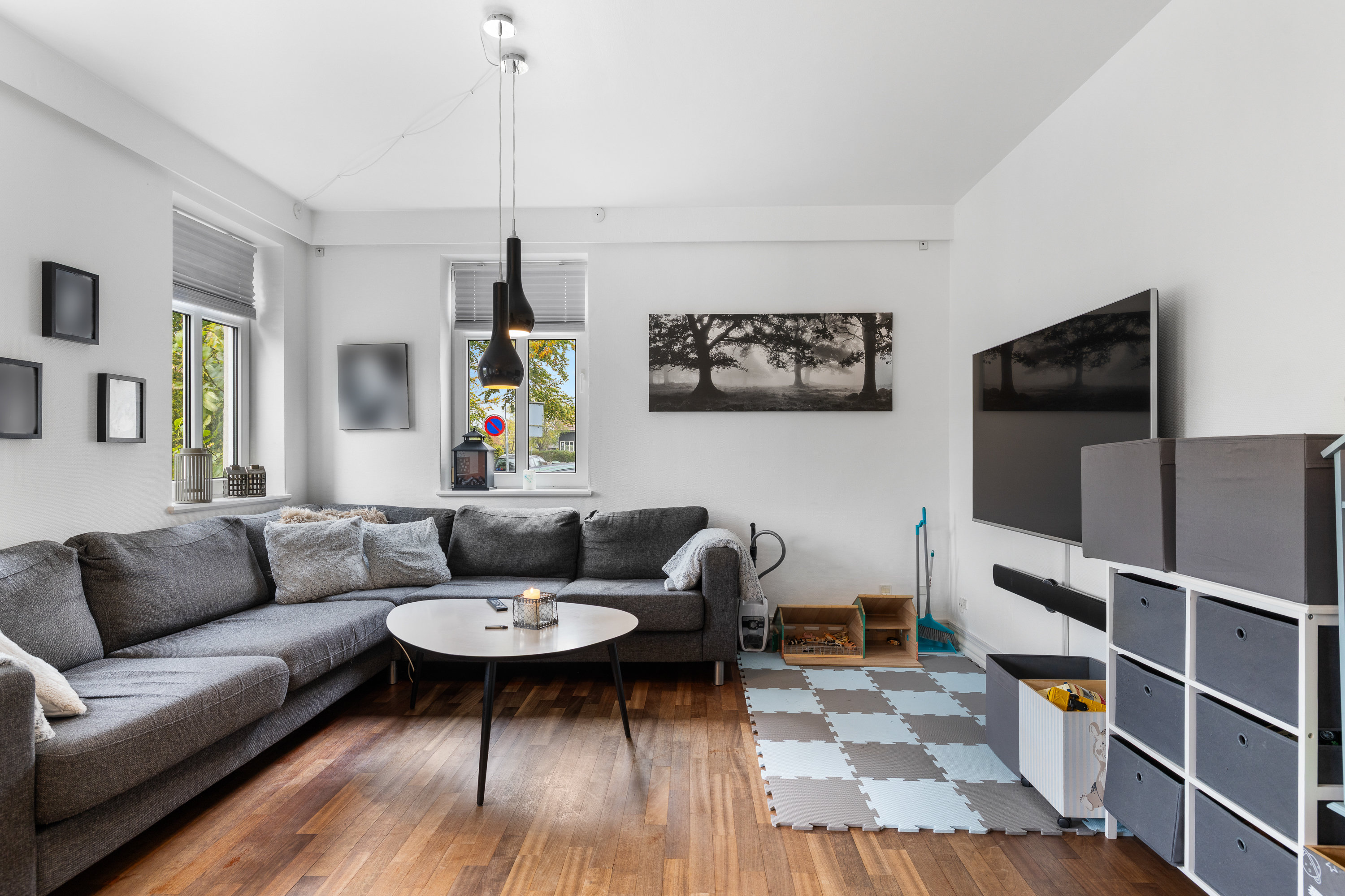 Fremhævet stue billede i fuldskærmstilstand. Billede af Stadionvej 3, 5600 Faaborg