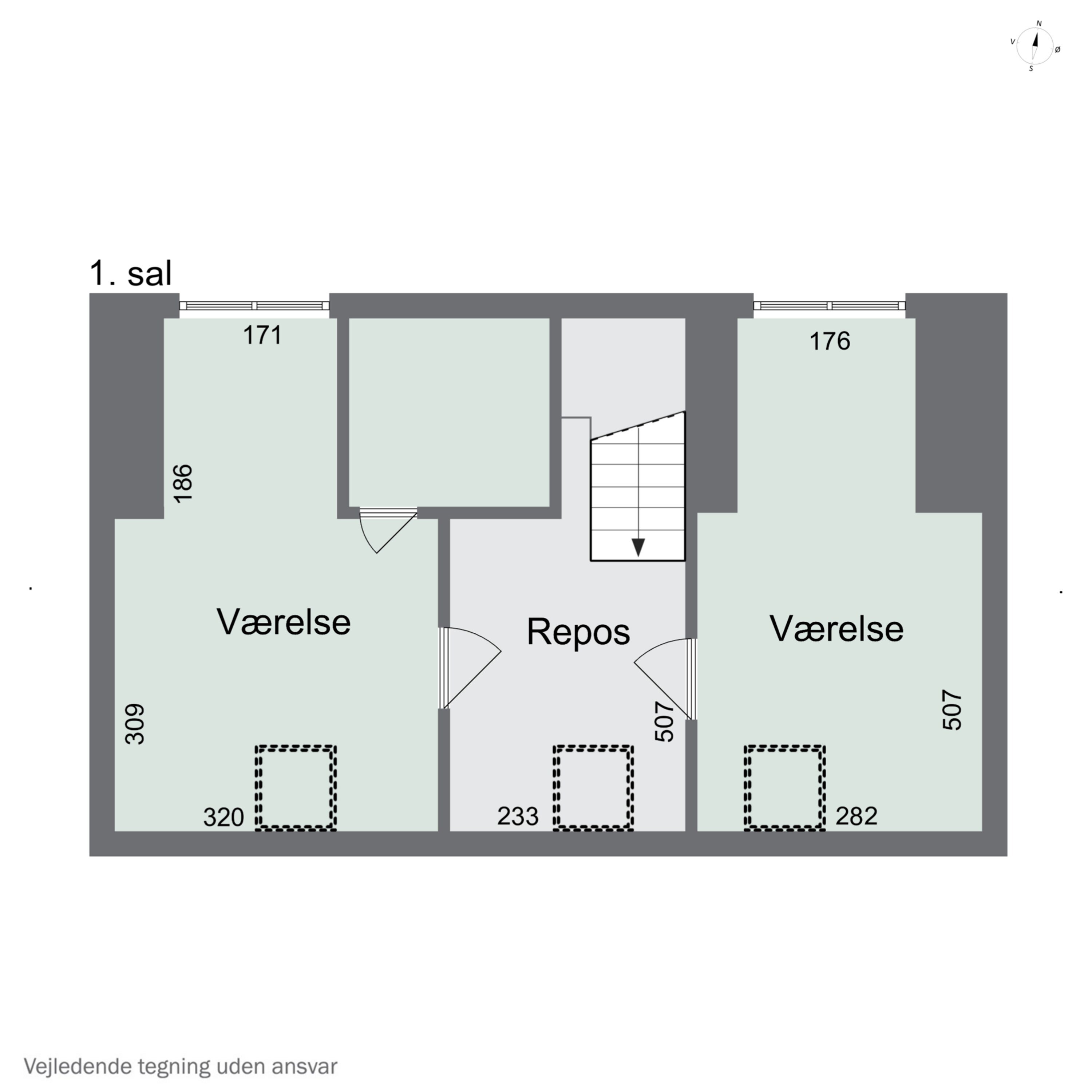 Plantegninger billede af Bibliotekvej 30, 2650 Hvidovre