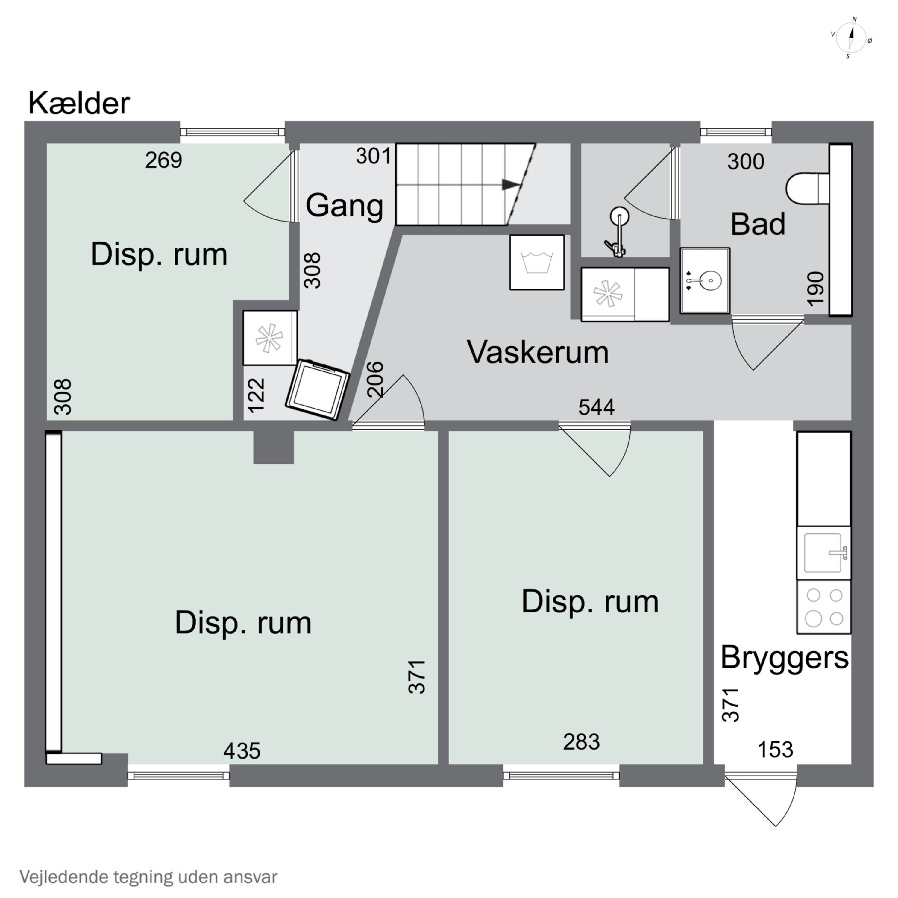 Plantegninger billede af Bibliotekvej 30, 2650 Hvidovre