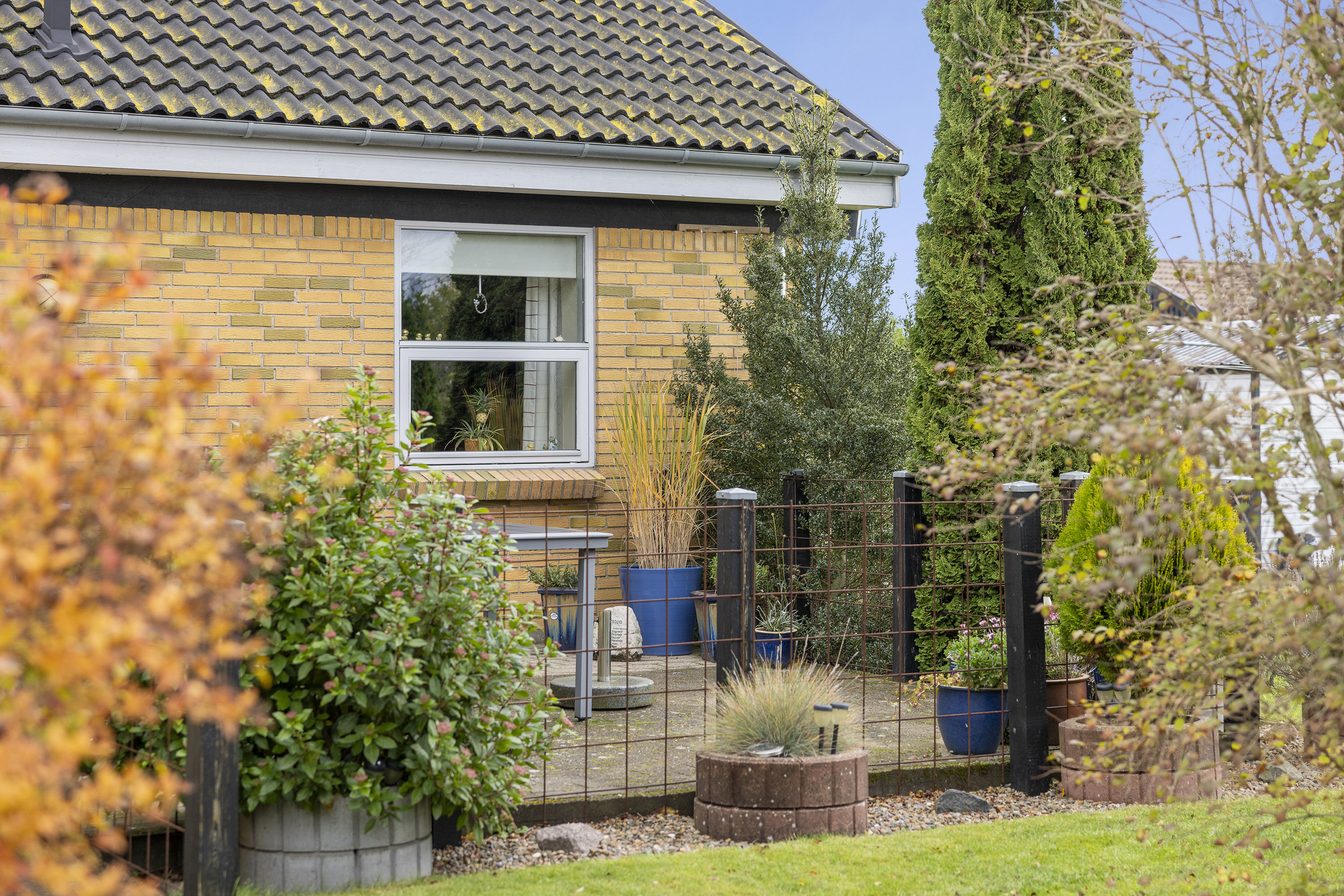 Fremhævet terrasse billede i fuldskærmstilstand. Billede af Peder Munks Vej 68, 9300 Sæby