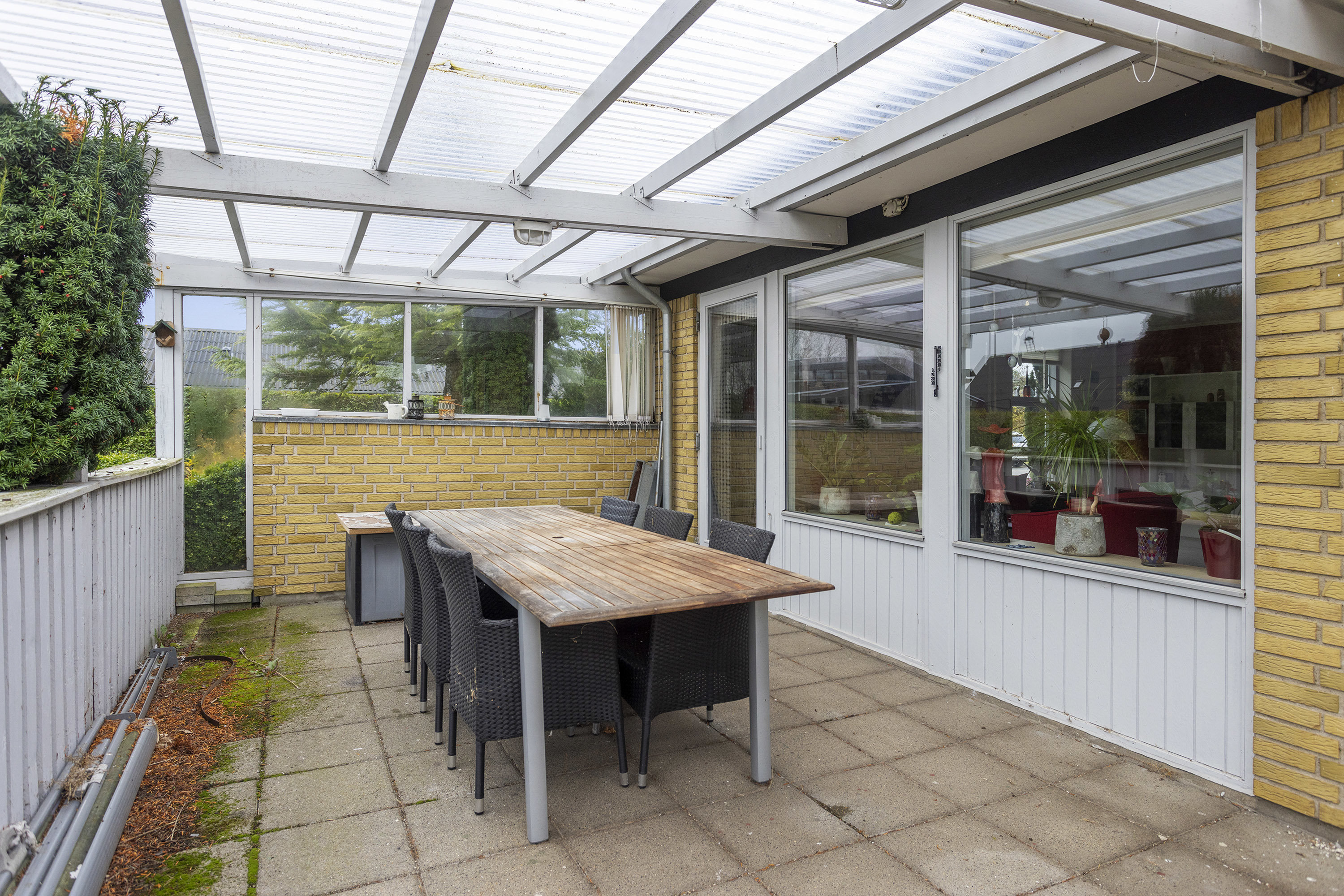 Fremhævet overdækket terrasse billede i fuldskærmstilstand. Billede af Peder Munks Vej 68, 9300 Sæby