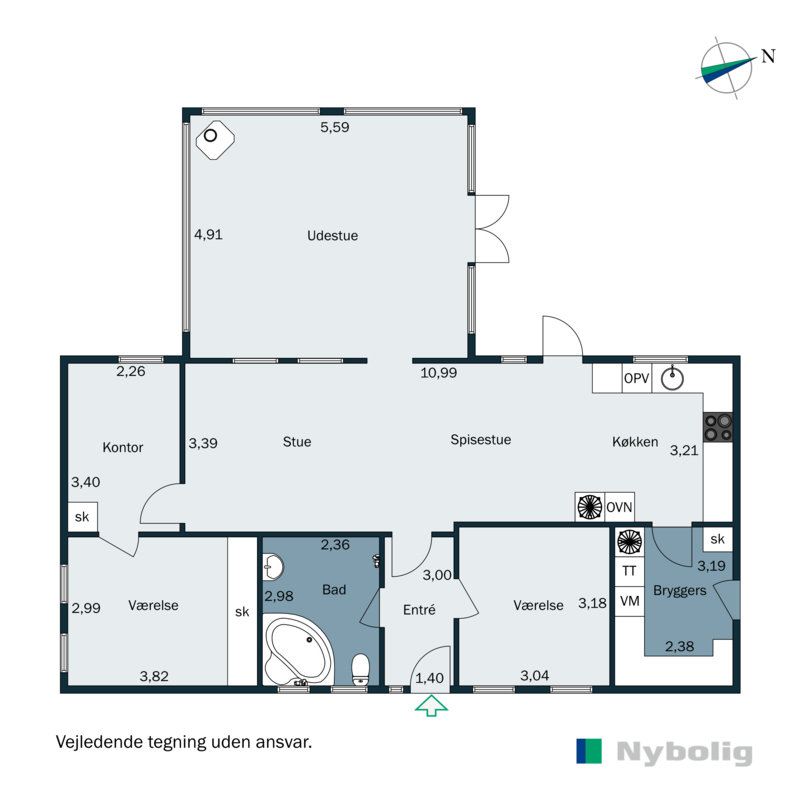 Plantegninger billede af Saturnvænget 2, 6710 Esbjerg V