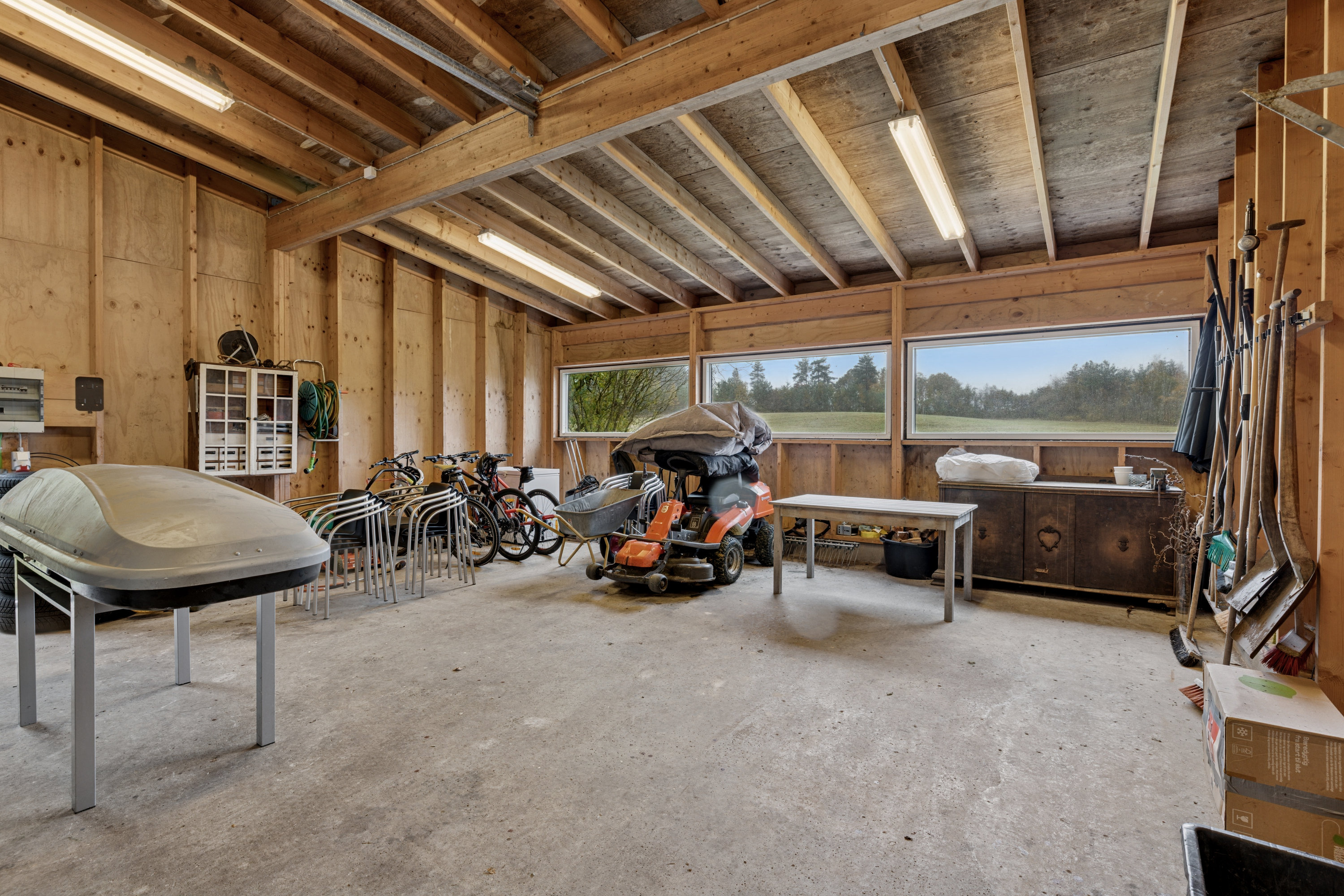 Fremhævet stald billede i fuldskærmstilstand. Billede af Fallevej 29, 8800 Viborg