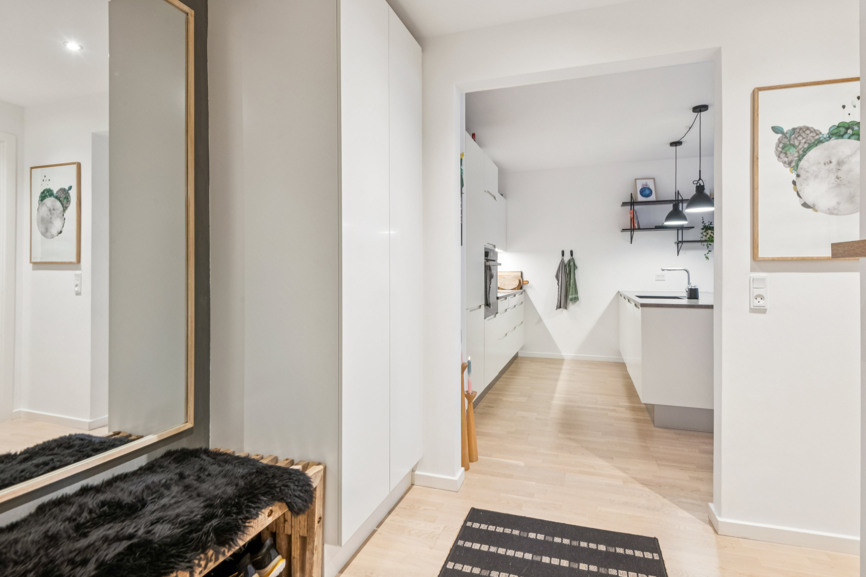 Fremhævet gang billede i fuldskærmstilstand. Billede af Østre Havnegade 32, 1. 4., 9000 Aalborg