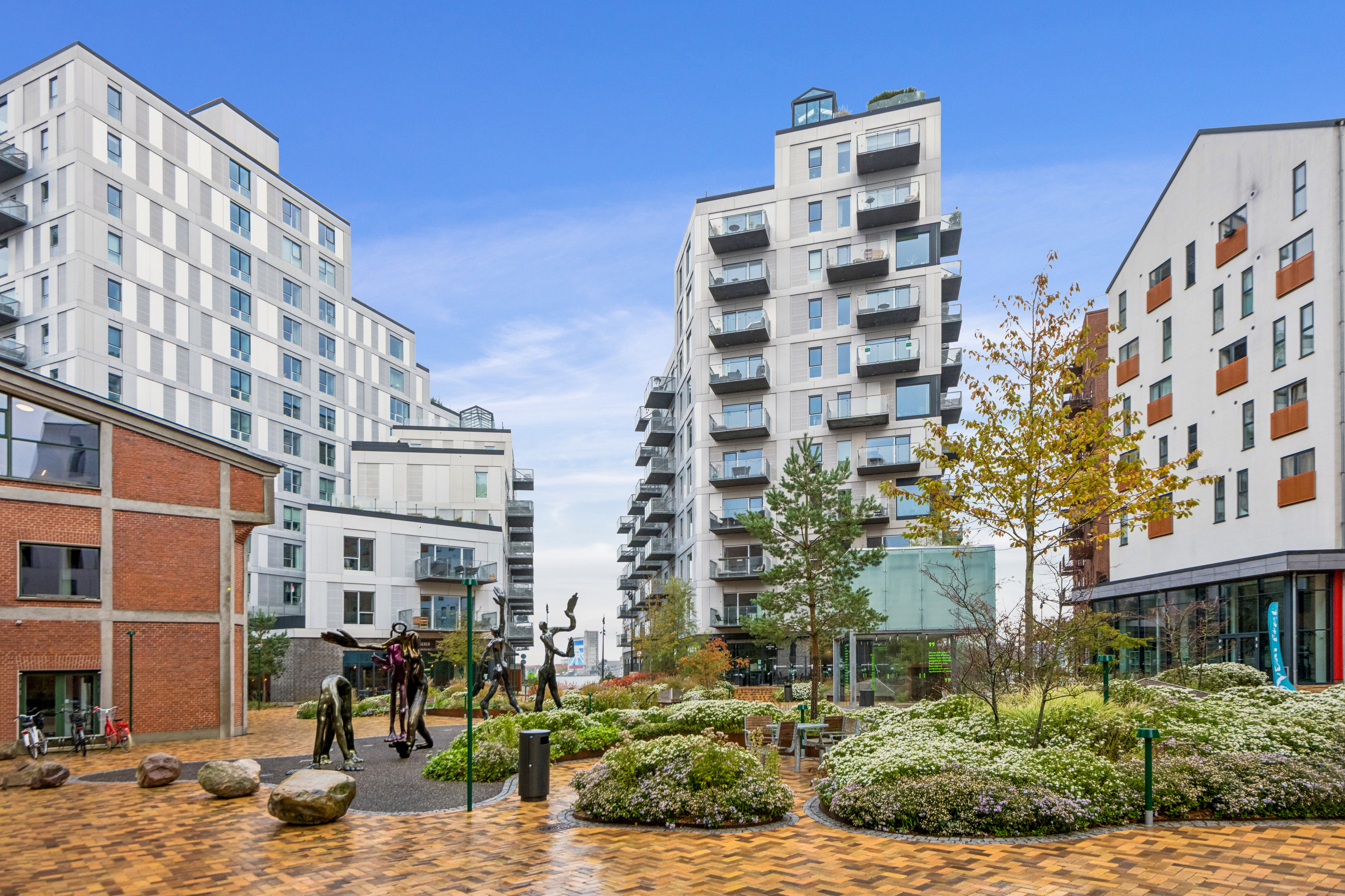 Fremhævet gårdmiljø billede i fuldskærmstilstand. Billede af Østre Havnegade 32, 1. 4., 9000 Aalborg