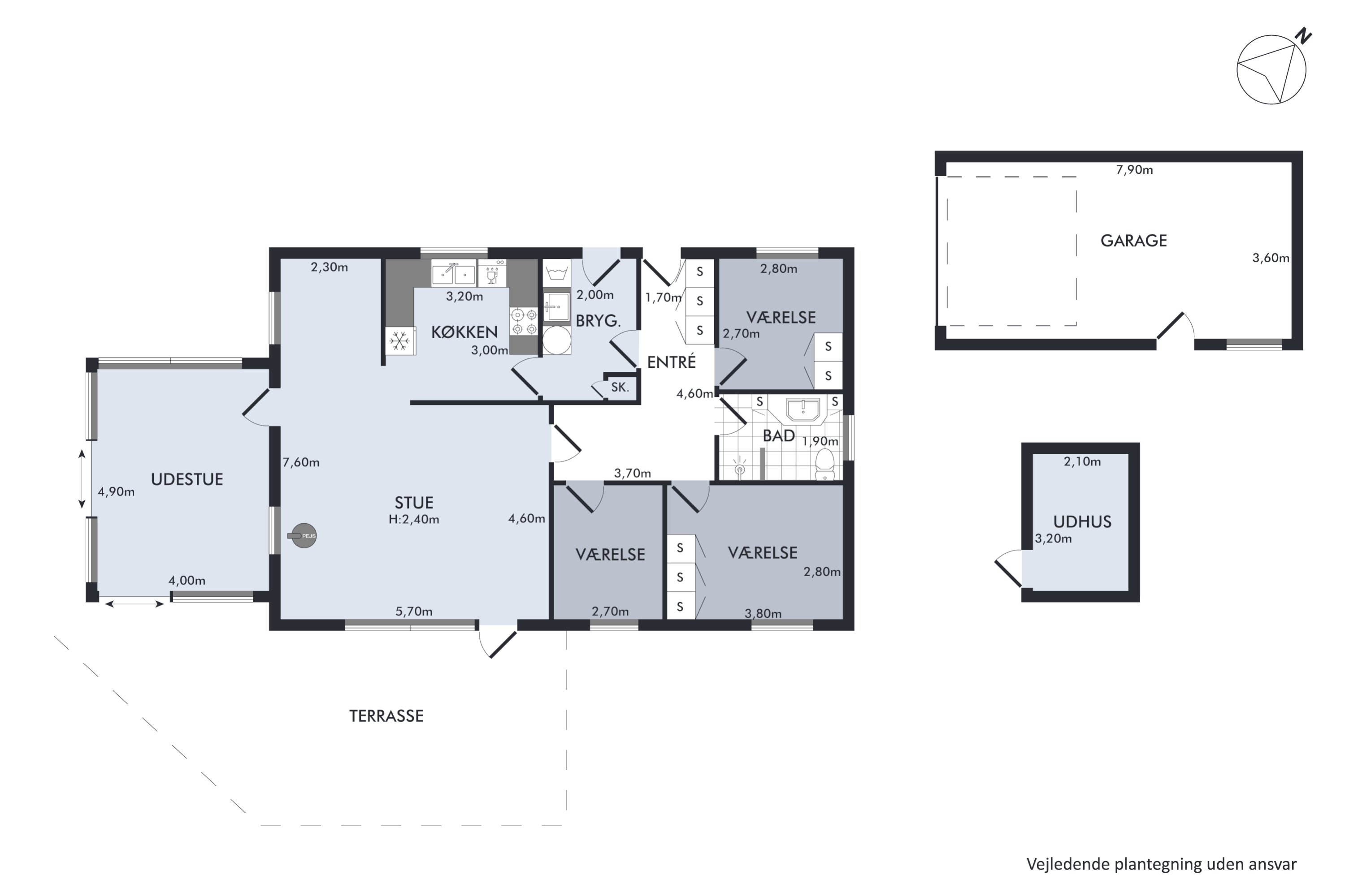 Plantegninger billede af Elmegården 124, 4450 Jyderup