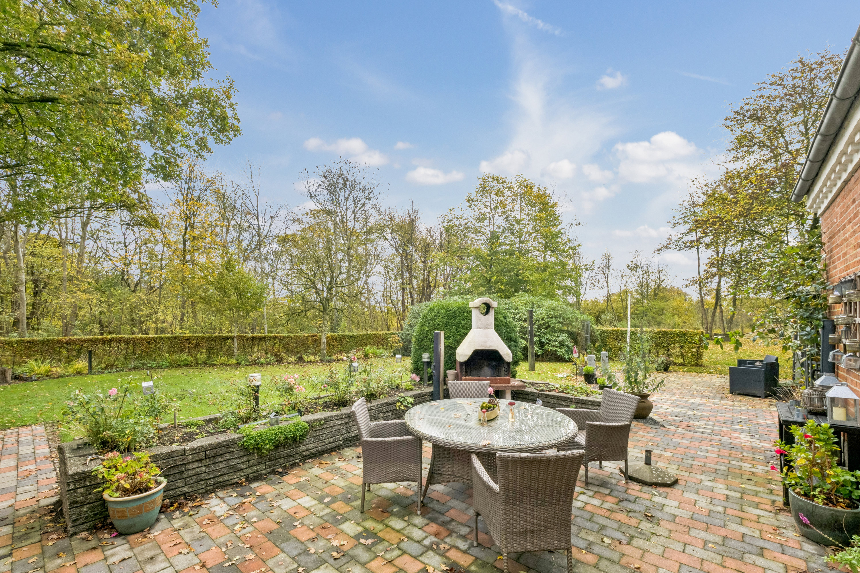 Fremhævet terrasse billede i fuldskærmstilstand. Billede af Glyngørevej 4, Øster Dølby, 7800 Skive