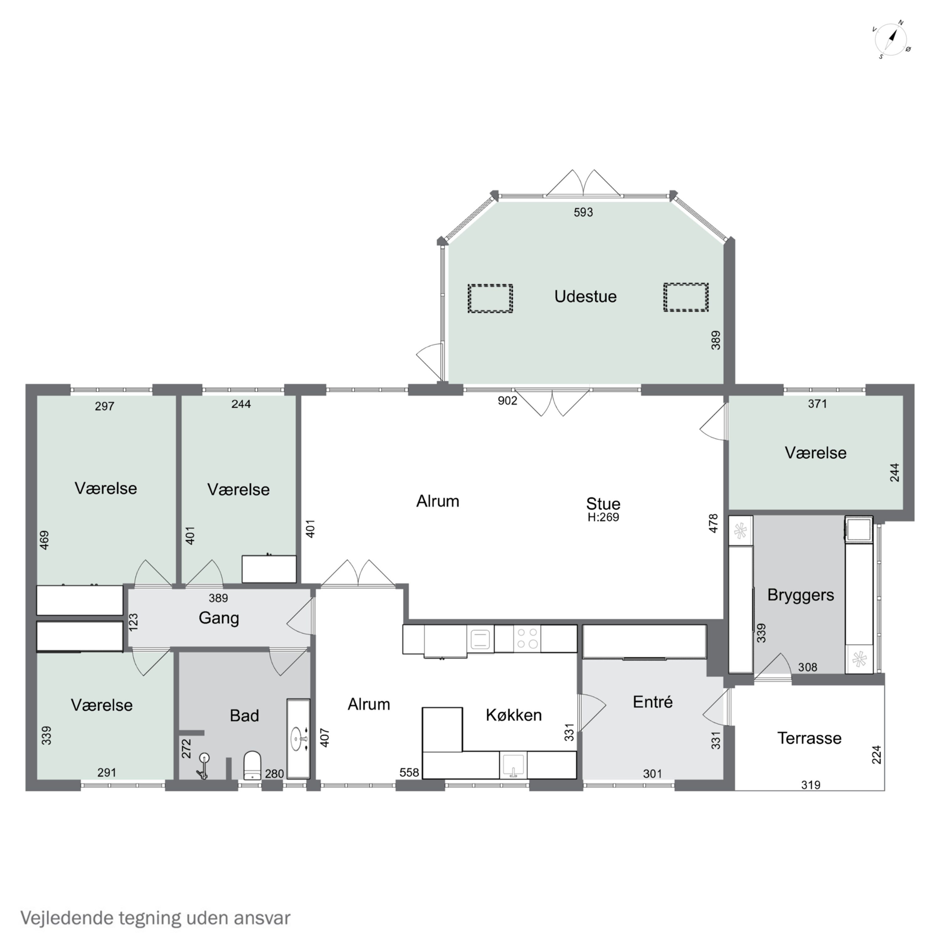 Plantegninger billede af Aldershvile 7, 7760 Hurup Thy