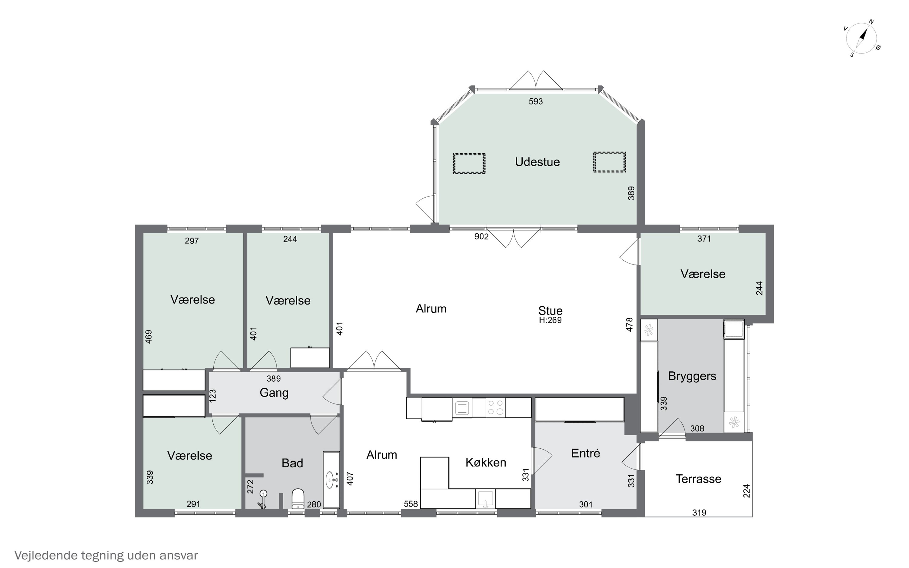 Plantegninger billede af Aldershvile 7, 7760 Hurup Thy