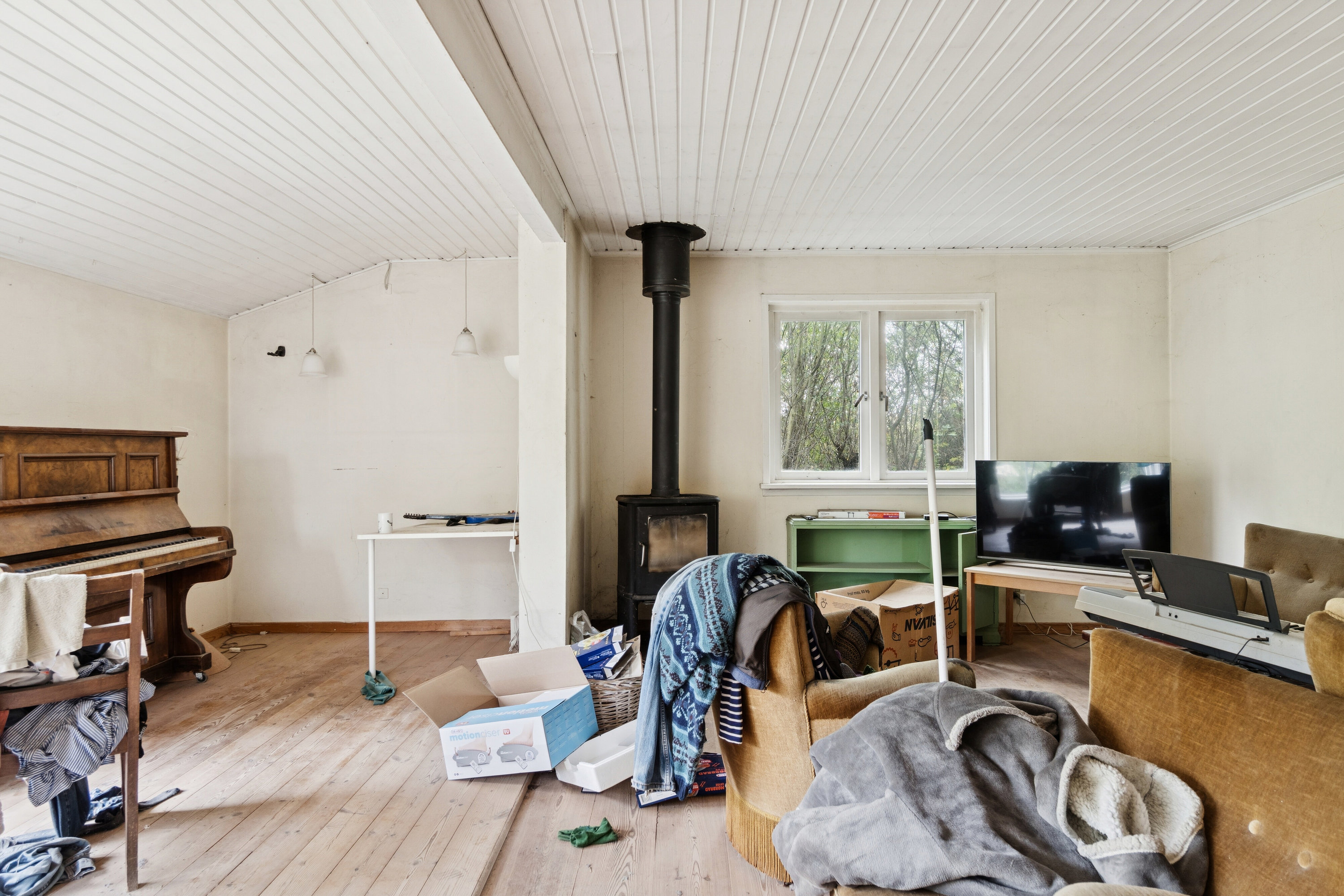 Fremhævet stue billede i fuldskærmstilstand. Billede af Æble Alle 41, Strandhusene, 4500 Nykøbing Sj