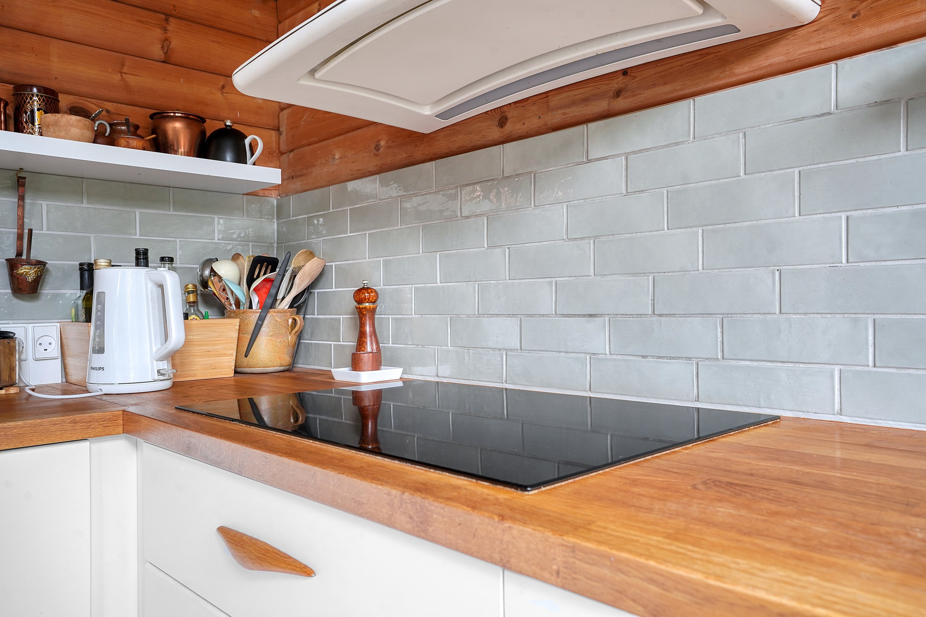 Fremhævet køkken billede i fuldskærmstilstand. Billede af Løvvænget 37, 3100 Hornbæk