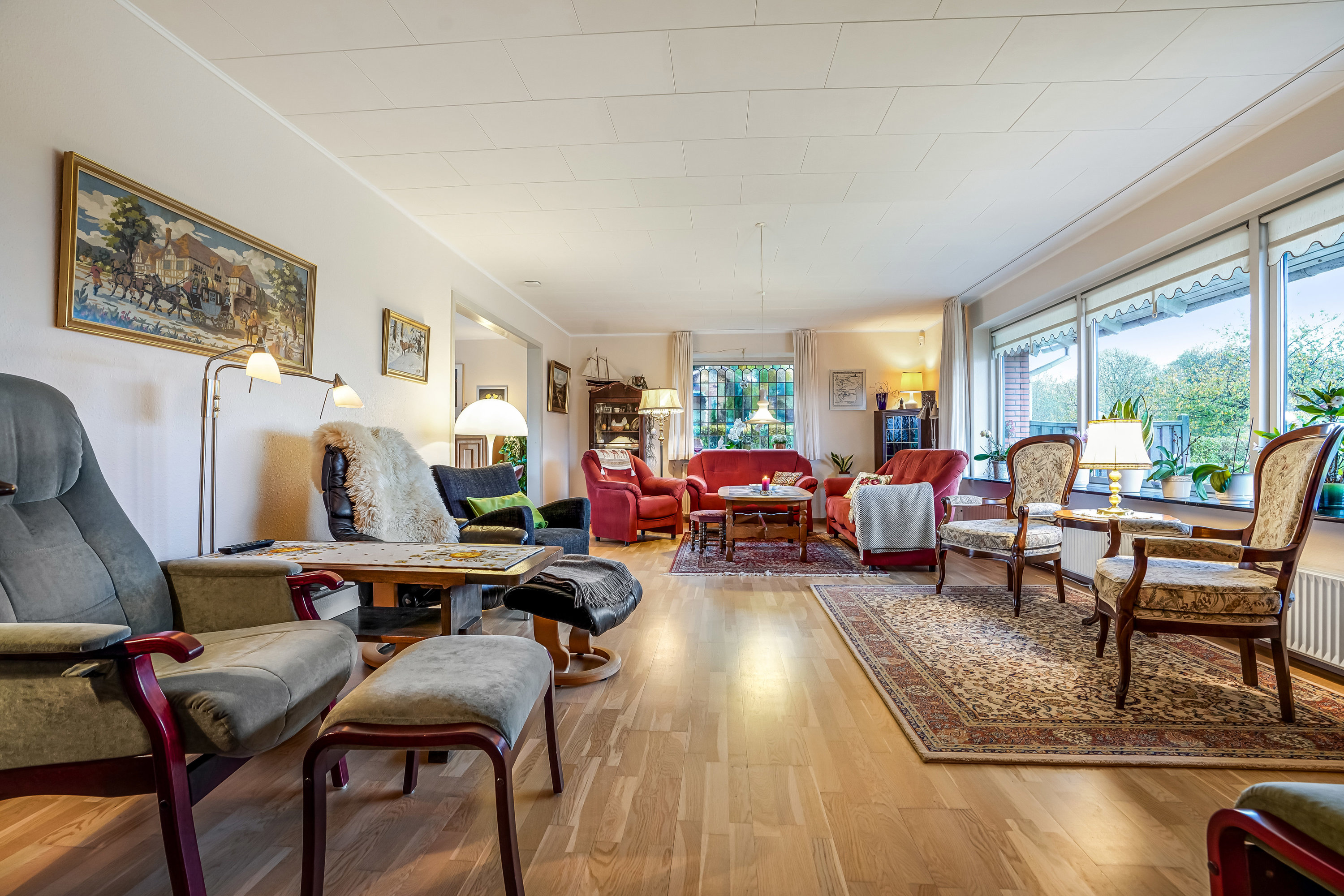 Fremhævet stue billede i fuldskærmstilstand. Billede af Søndergade 109, 8740 Brædstrup