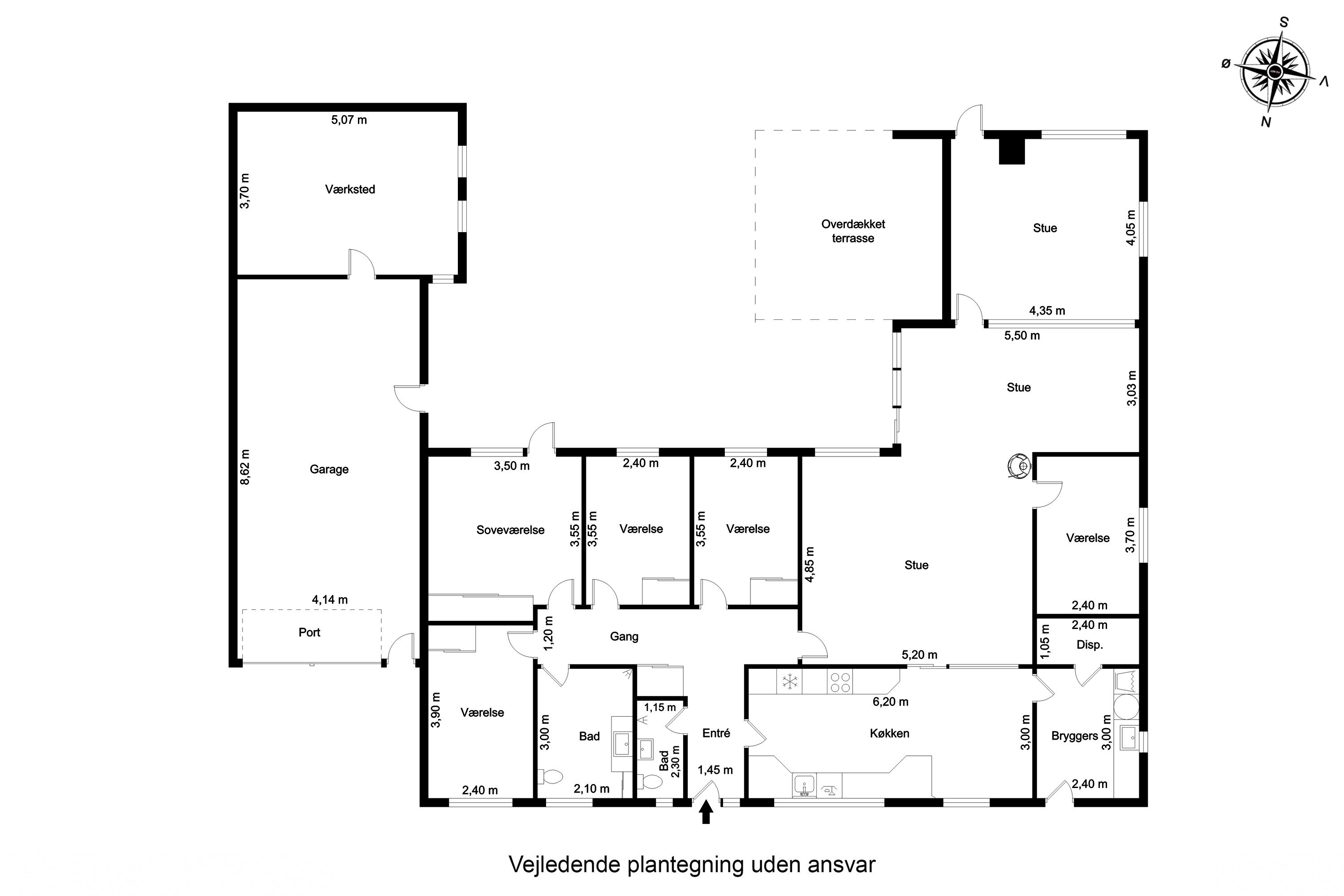 Plantegninger billede af Bondebjergvej 4, Grædstrup, 8740 Brædstrup
