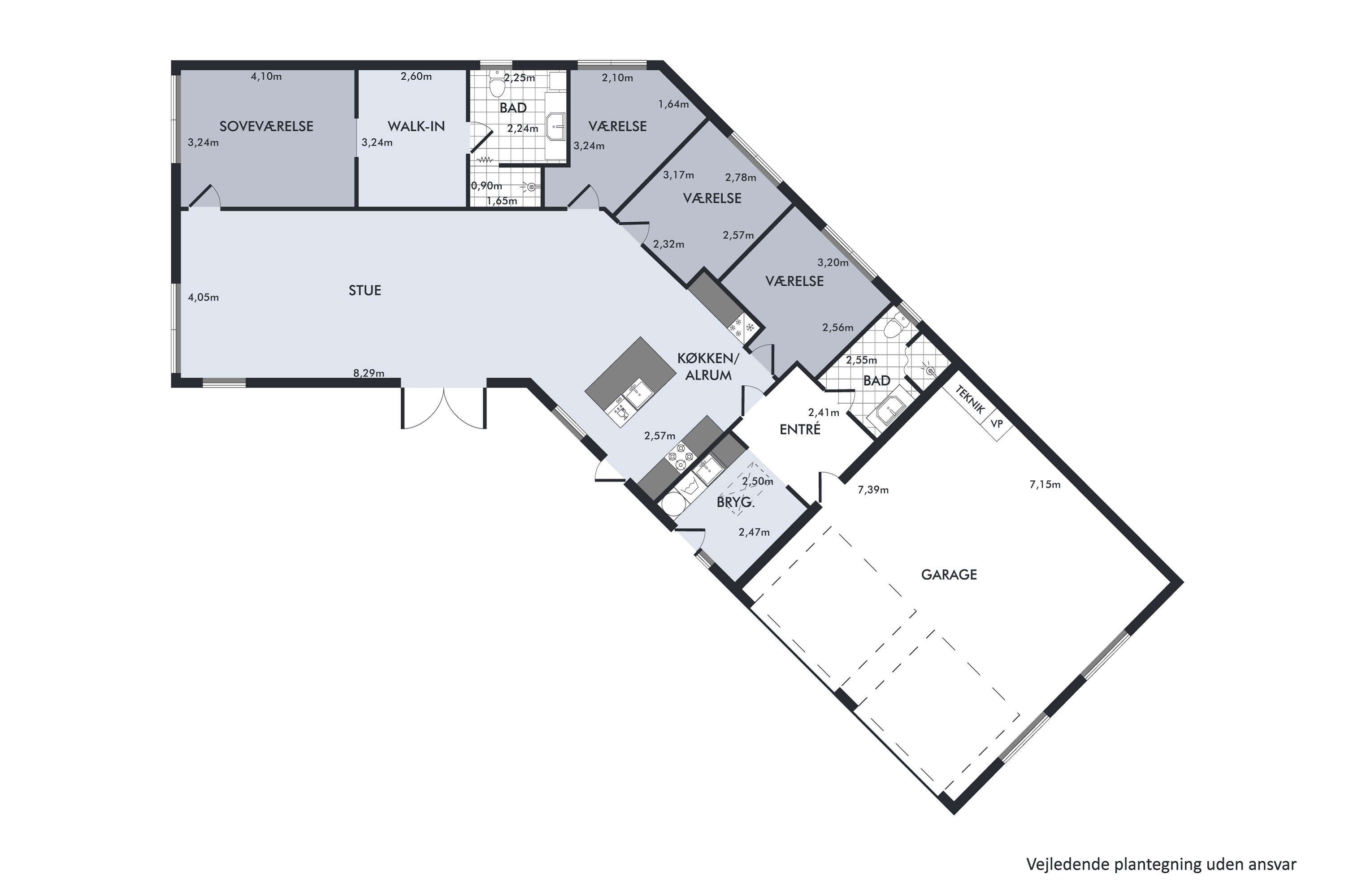 Plantegninger billede af Muldvarpekrogen 28, 8850 Bjerringbro