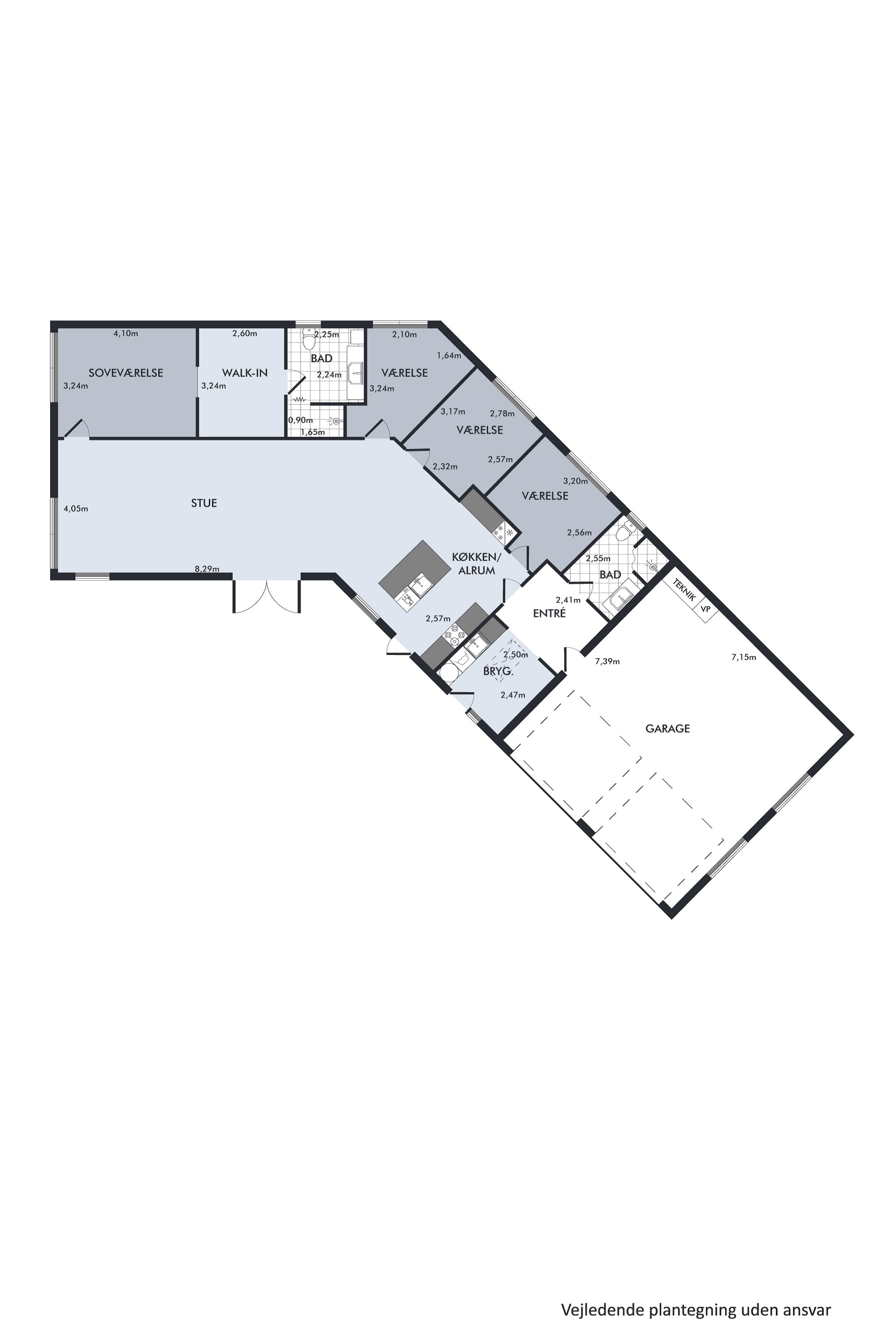 Plantegninger billede af Muldvarpekrogen 28, 8850 Bjerringbro
