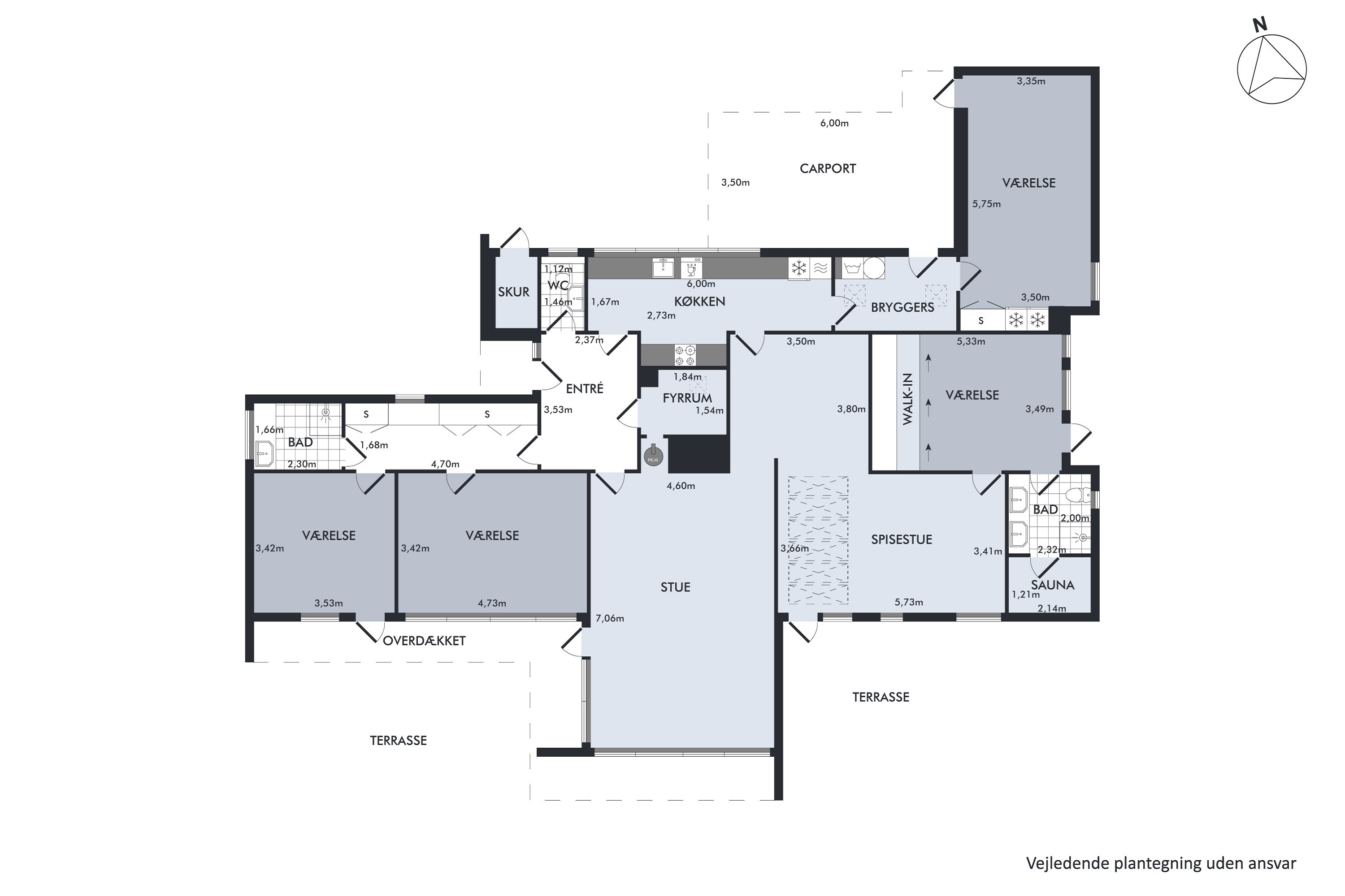 Plantegninger billede af Rolighedsvej 13A, Hareskov, 3500 Værløse