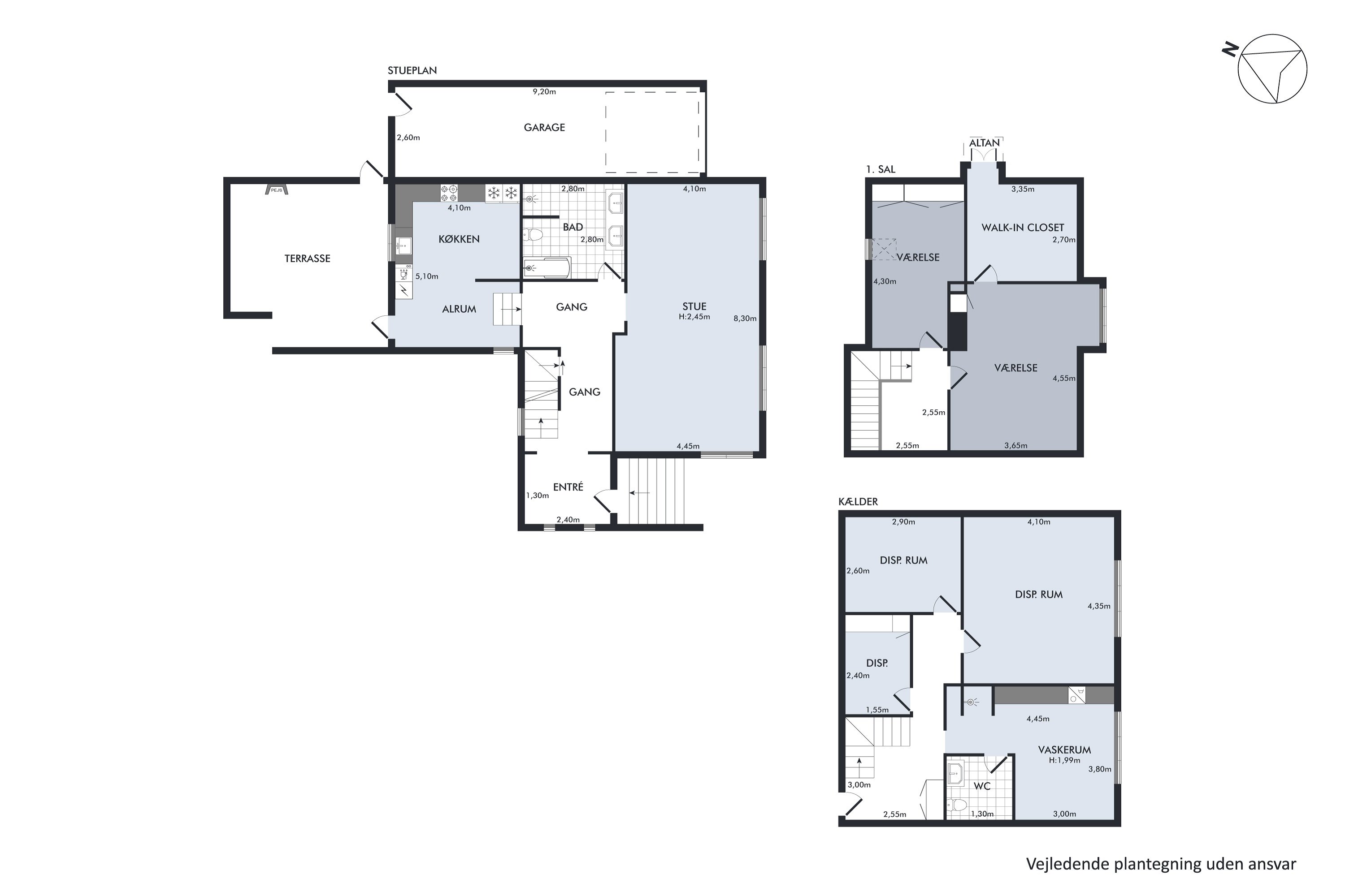 Plantegninger billede af Christiansborgvej 13, 8930 Randers NØ