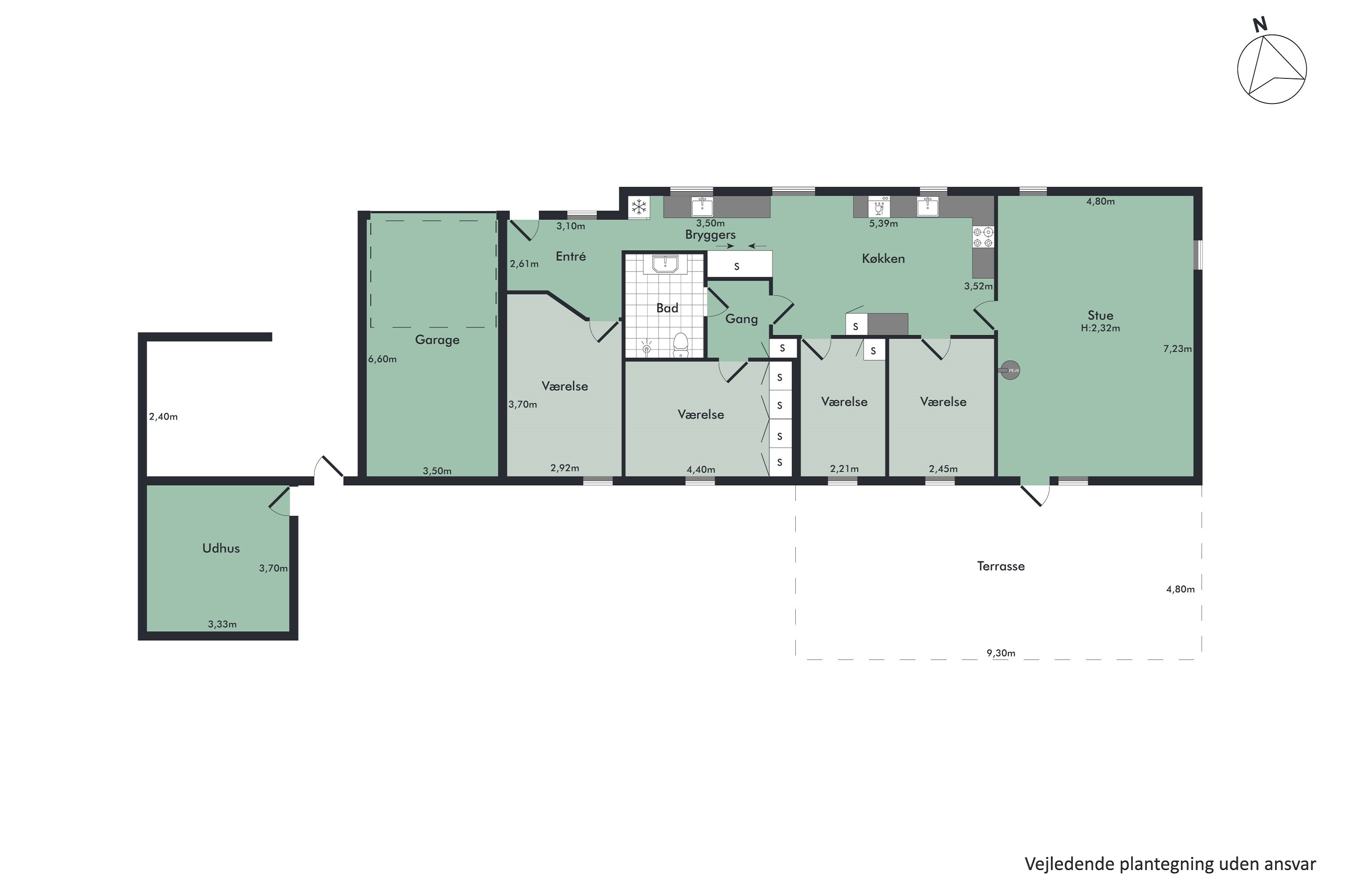 Plantegninger billede af Valmuevej 6, 9500 Hobro