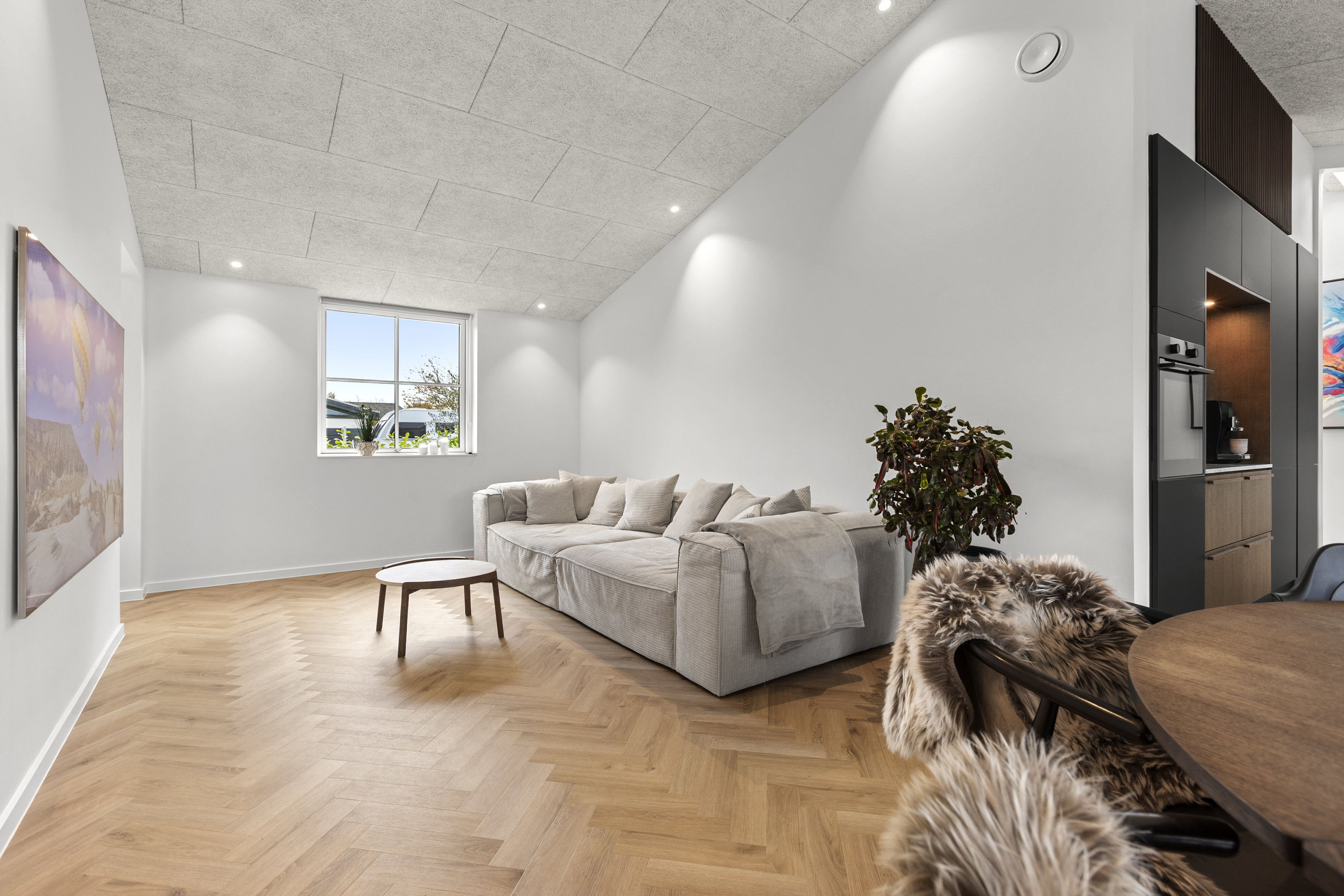 Fremhævet stue billede i fuldskærmstilstand. Billede af Heglingevej 23, 4180 Sorø