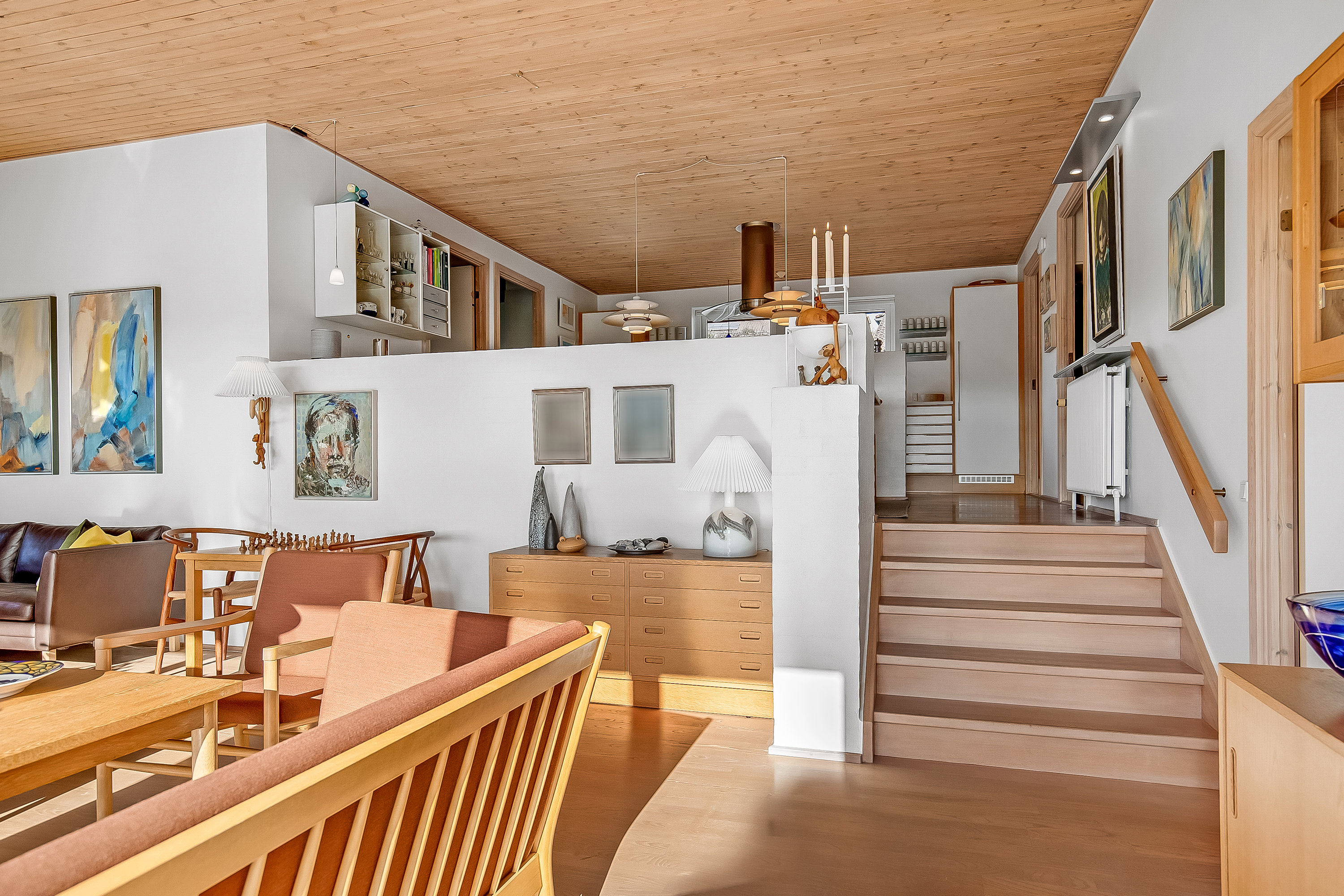 Fremhævet stue billede i fuldskærmstilstand. Billede af Brennerpasset 77, Harte, 6000 Kolding