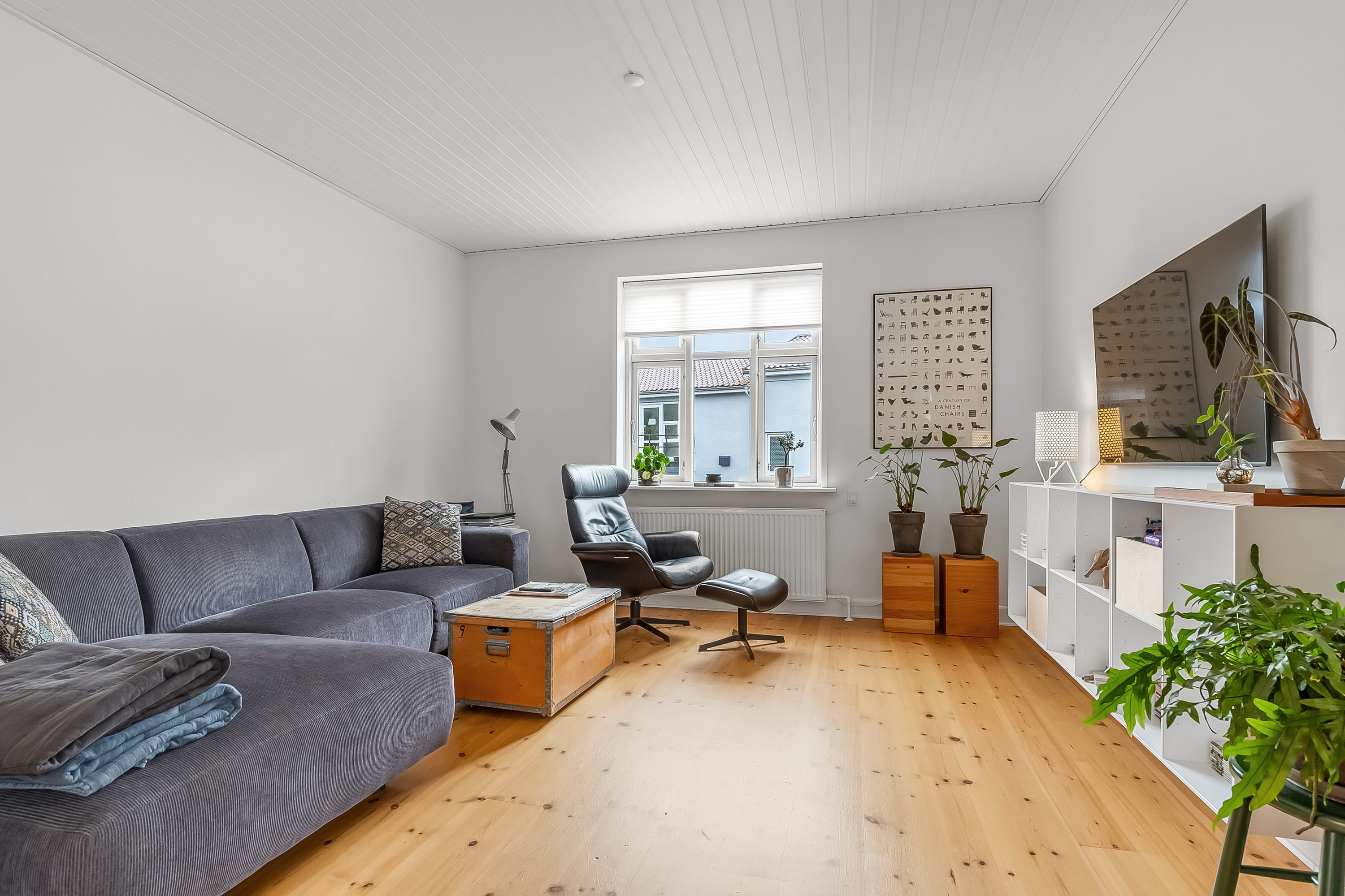 Fremhævet stue billede i fuldskærmstilstand. Billede af Jernbanegade 15, 6640 Lunderskov